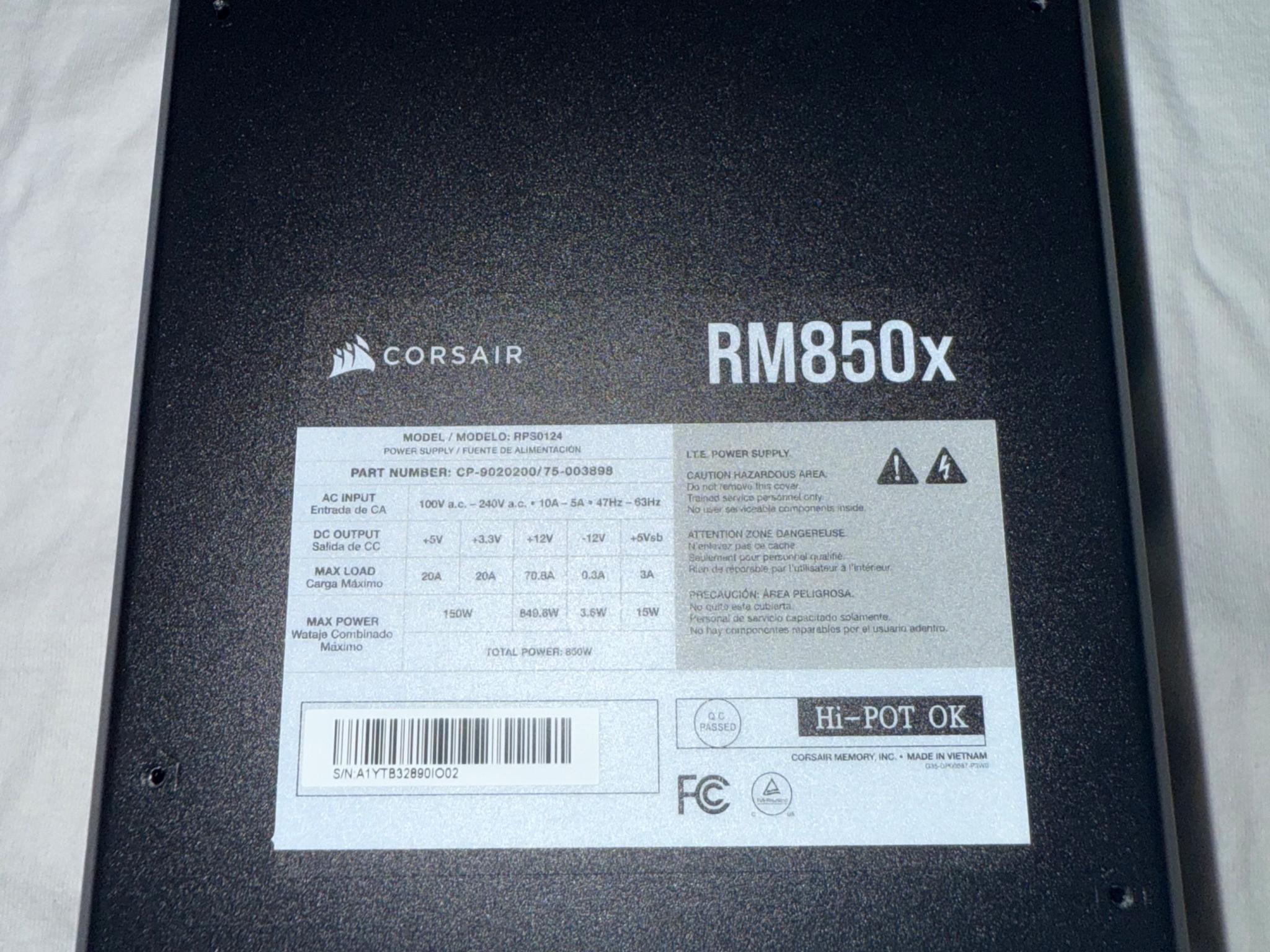 Corsair RM850x