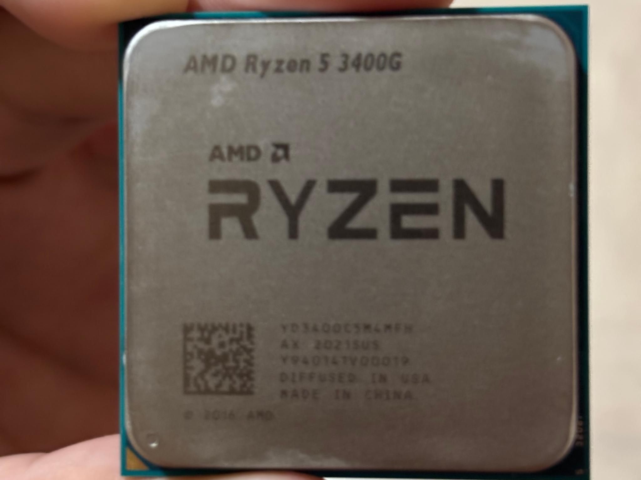 AMD Ryzen 5 3400G