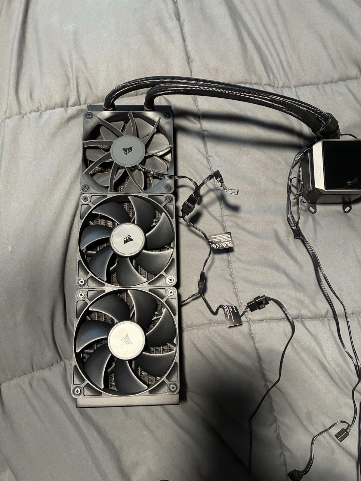 DeepCool MYSTIQUE 360 5th Gen Liquid Cooler, With LCD, No Intel Brackets, AMD Only.