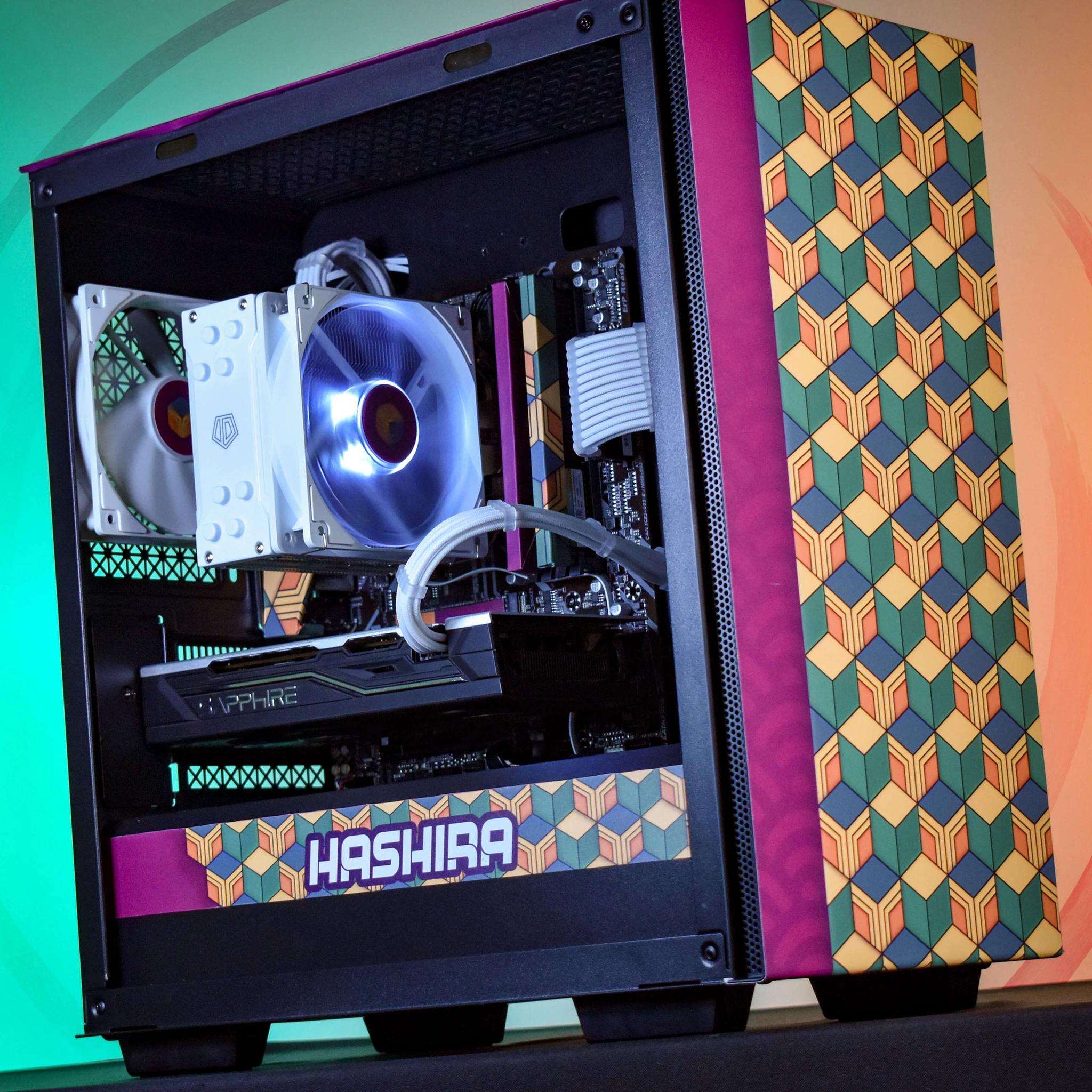 🌊 Giyu-Demon Slayer PC | Ryzen 1600AF | 16GB RAM | 512GB NVME SSD | RX 570 8GB