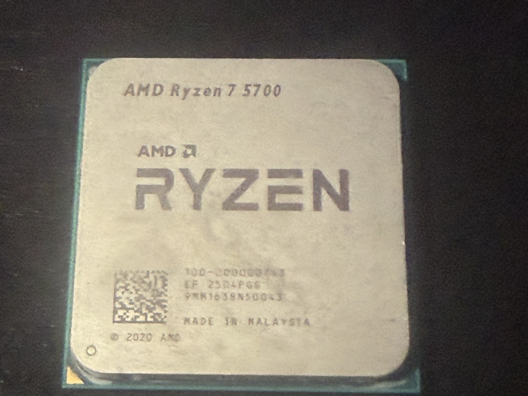 AMD Ryzen 7 5700 8-Core 16-Thread 3.7GHz CPU BROKEN | Message me through jawa for more information