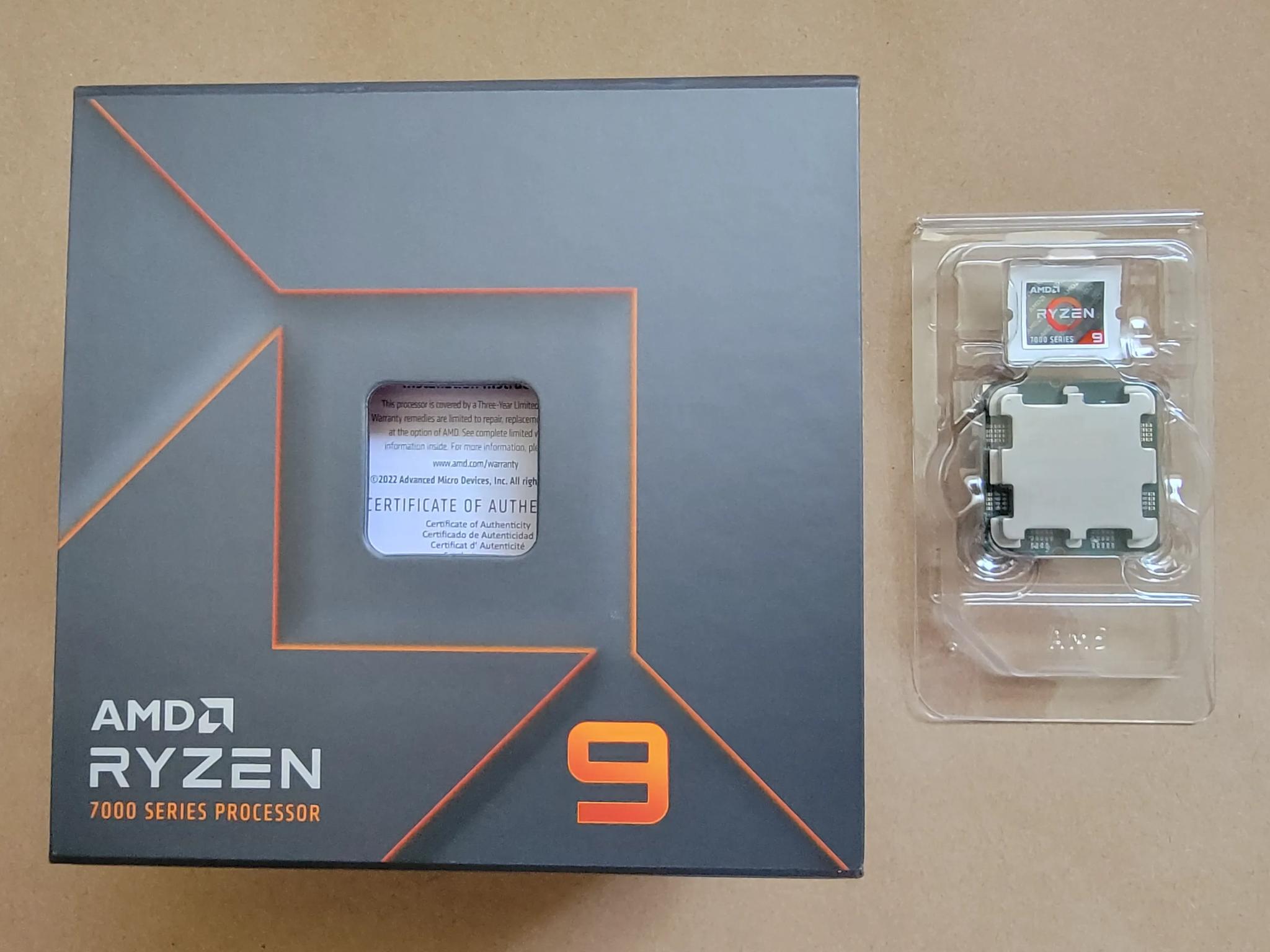 AMD Ryzen 9 7950X 16-Core, 32-Thread Unlocked Desktop Processor AM5 - USED