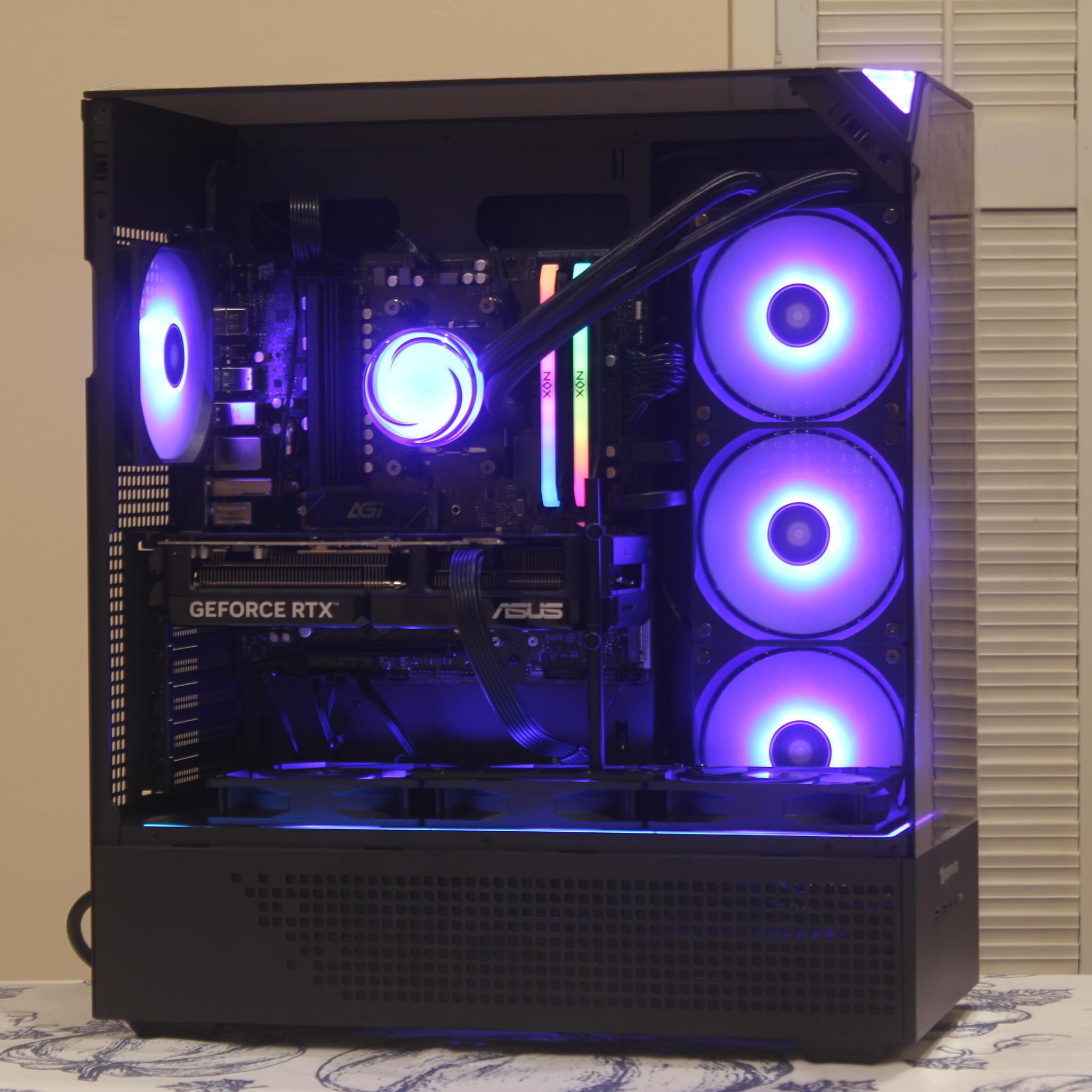 🚀Performance Gamer🚀 Ryzen 7 7700X | RTX 5070 12GB | 32GB DDR5 | 2TB nVME SSD | Black | RGB+Wifi