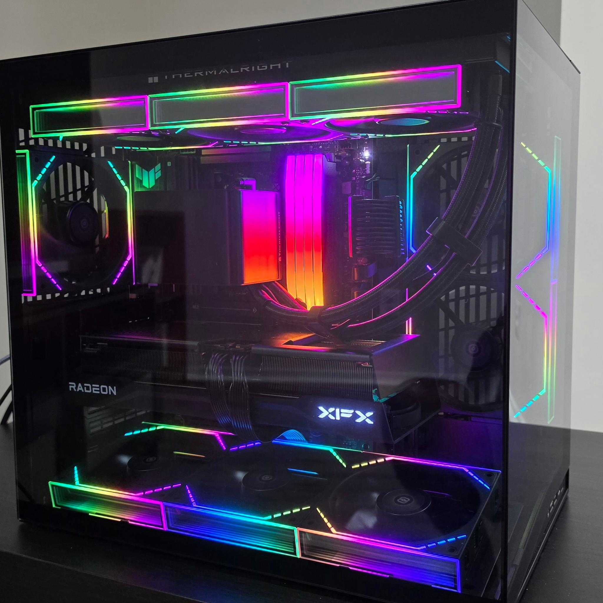 High-End Gaming & Performance PC – Ryzen 7 9850X3D + Radeon RX 9070 XT
