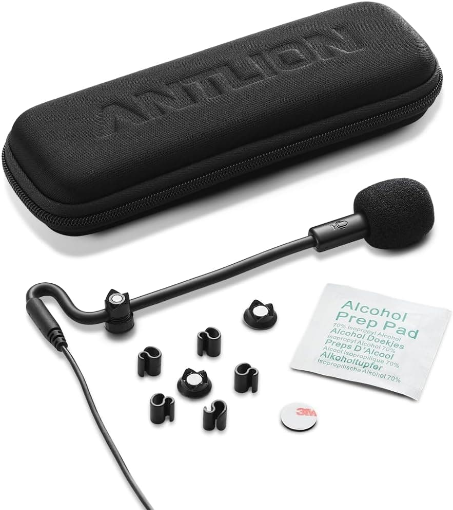 ModMic USB 2 Attachable Noise-Cancelling Microphone with Mute Switch with PC, PlayStation, and More.
