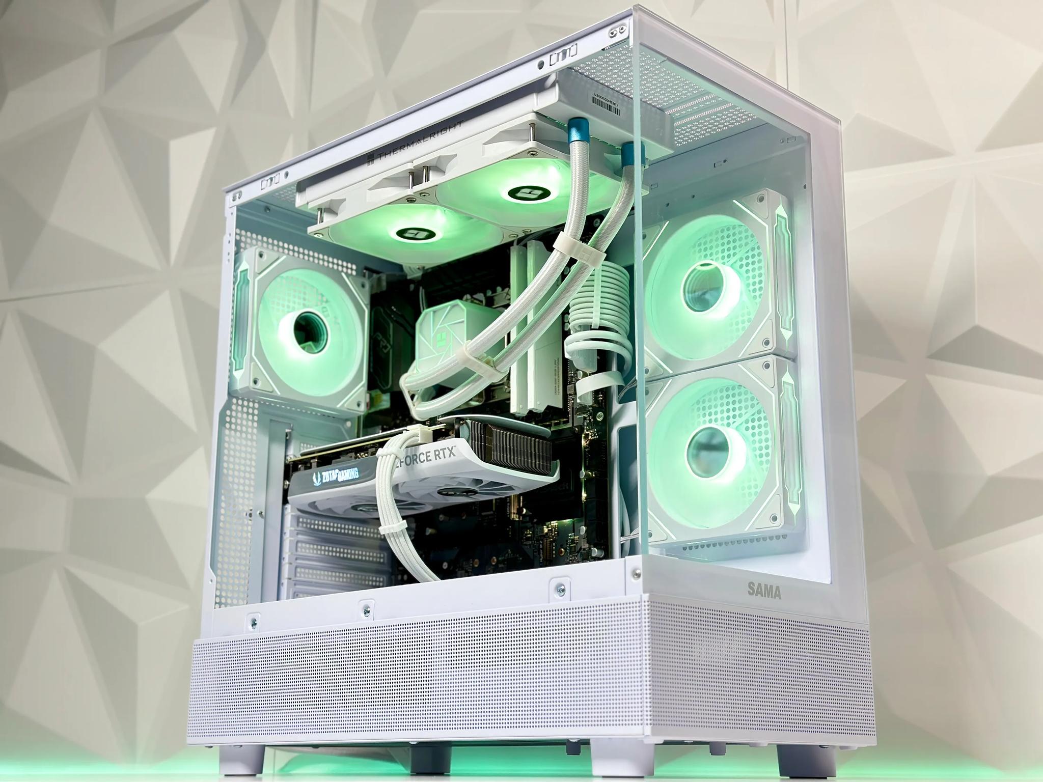 🐇🐰Liquid Cooled Gaming PC🐇Nvidia RTX 4070 12GB🐇Intel  12600KF 10 core🐇32GB DDR4🐇1TB NVME SSD