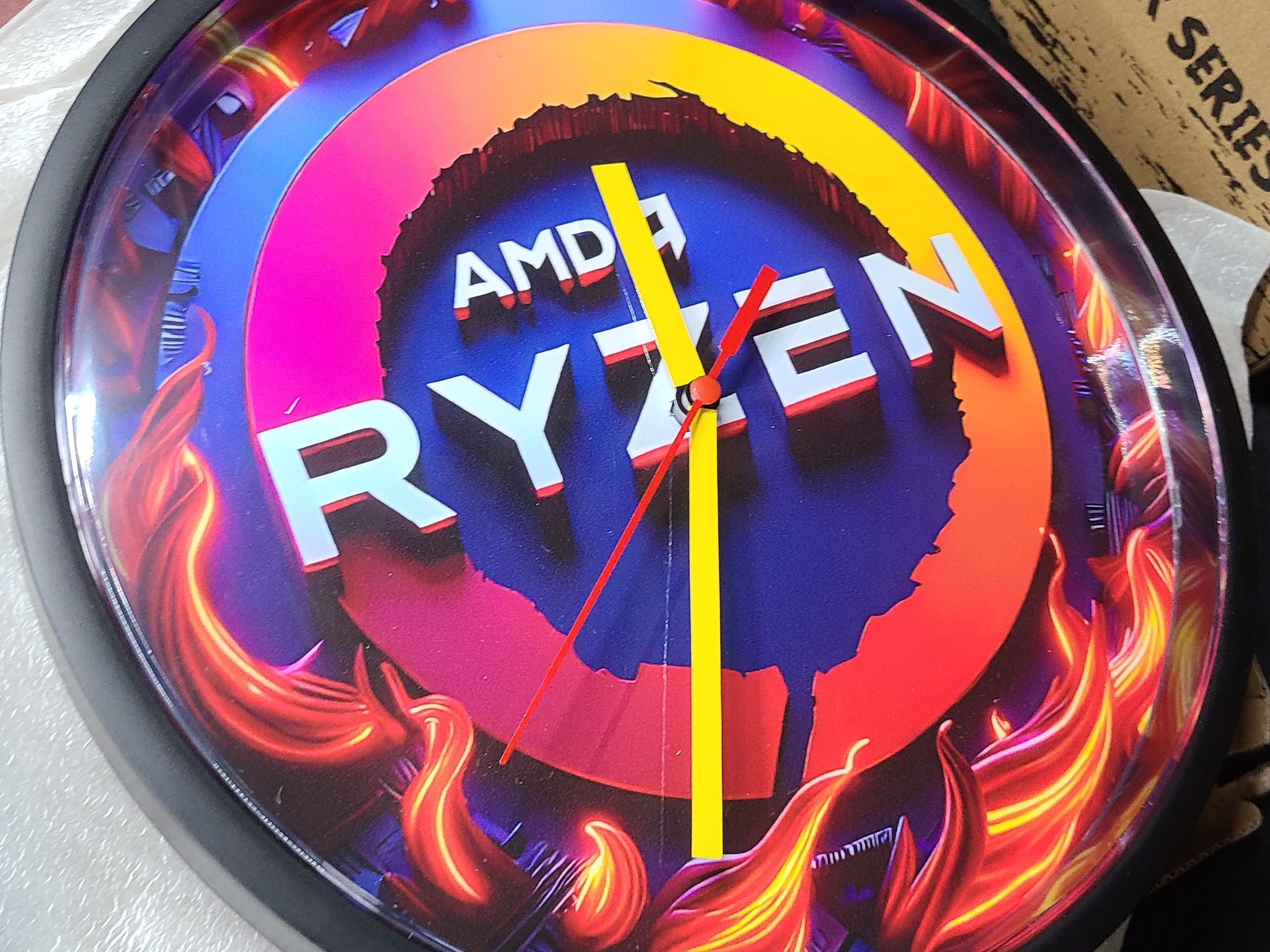 AMD Ryzen Custom 10 Wall Clock NIB