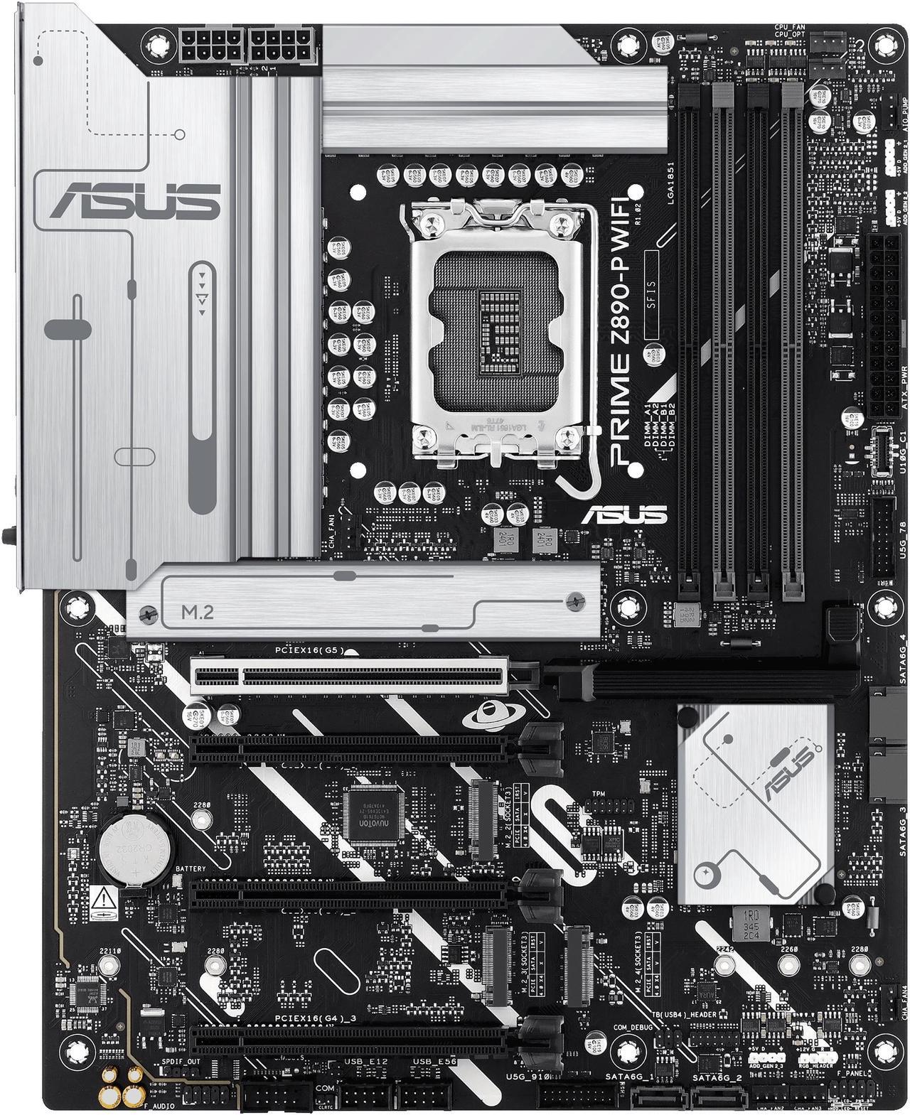 ASUS PRIME Z890-P WIFI Intel Z890 LGA 1851 ATX DDR5 Desktop Motherboard