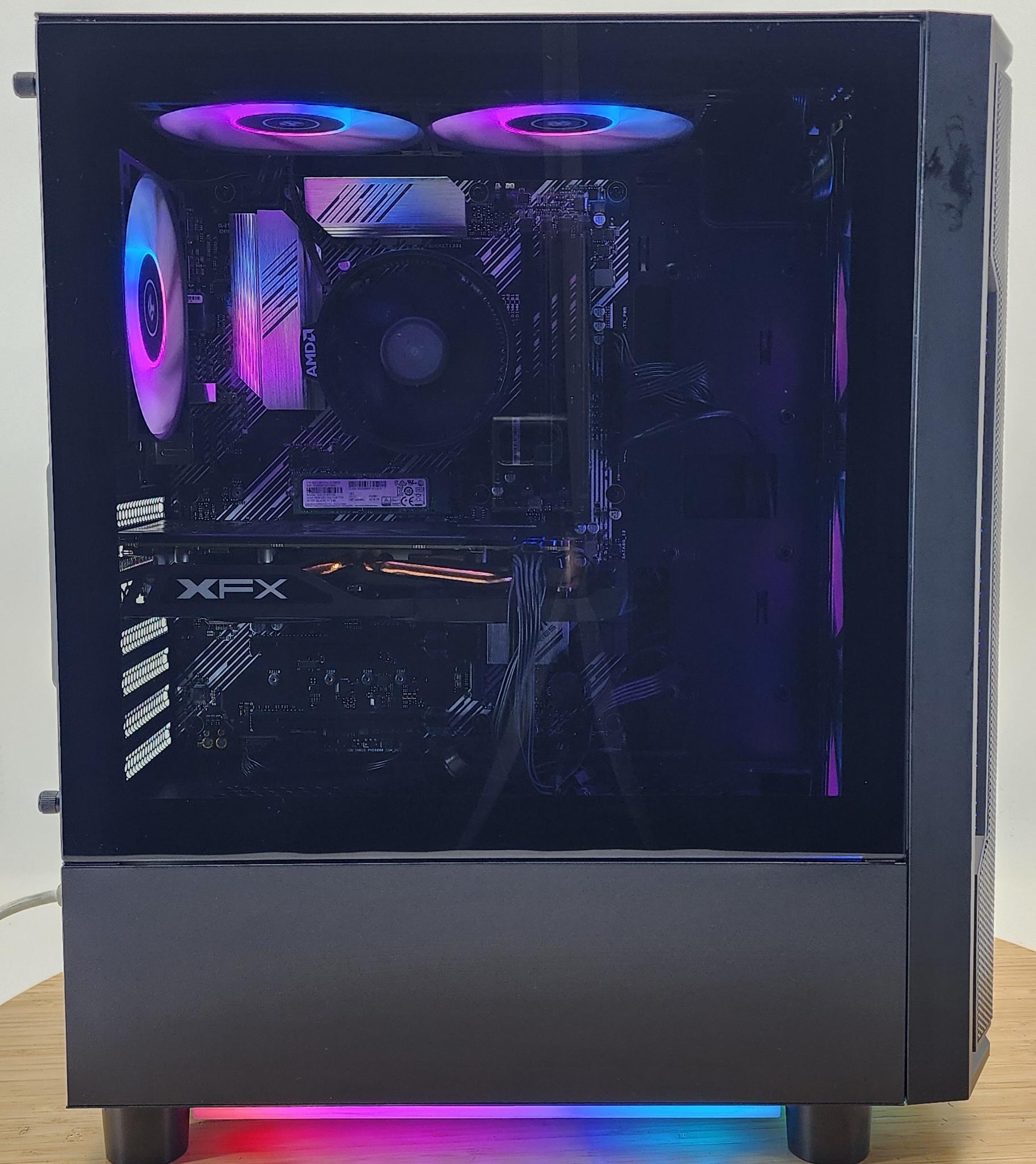 Gaming PC Ryzen 7 3700X 16GB RAM 512GB SSD RX 580 8GB Windows 11 PC