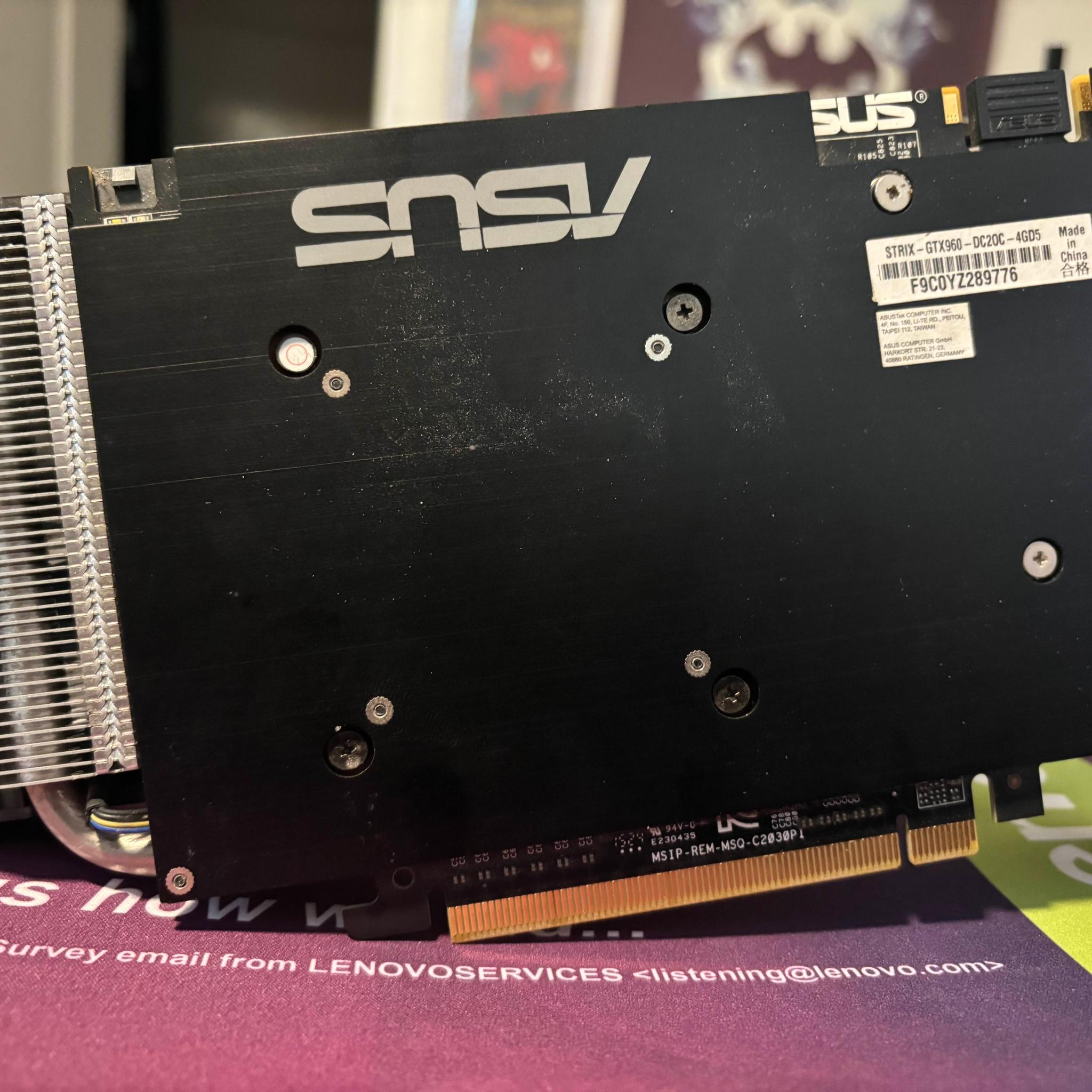 ASUS GeForce GTX 960 2GB GDDR5 Graphics Card