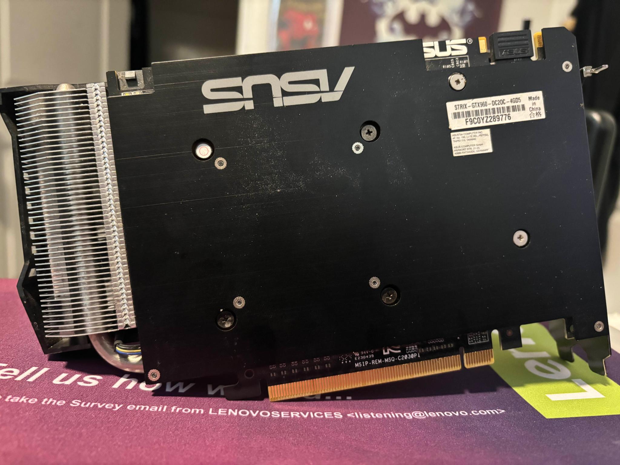 ASUS GeForce GTX 960 2GB GDDR5 Graphics Card