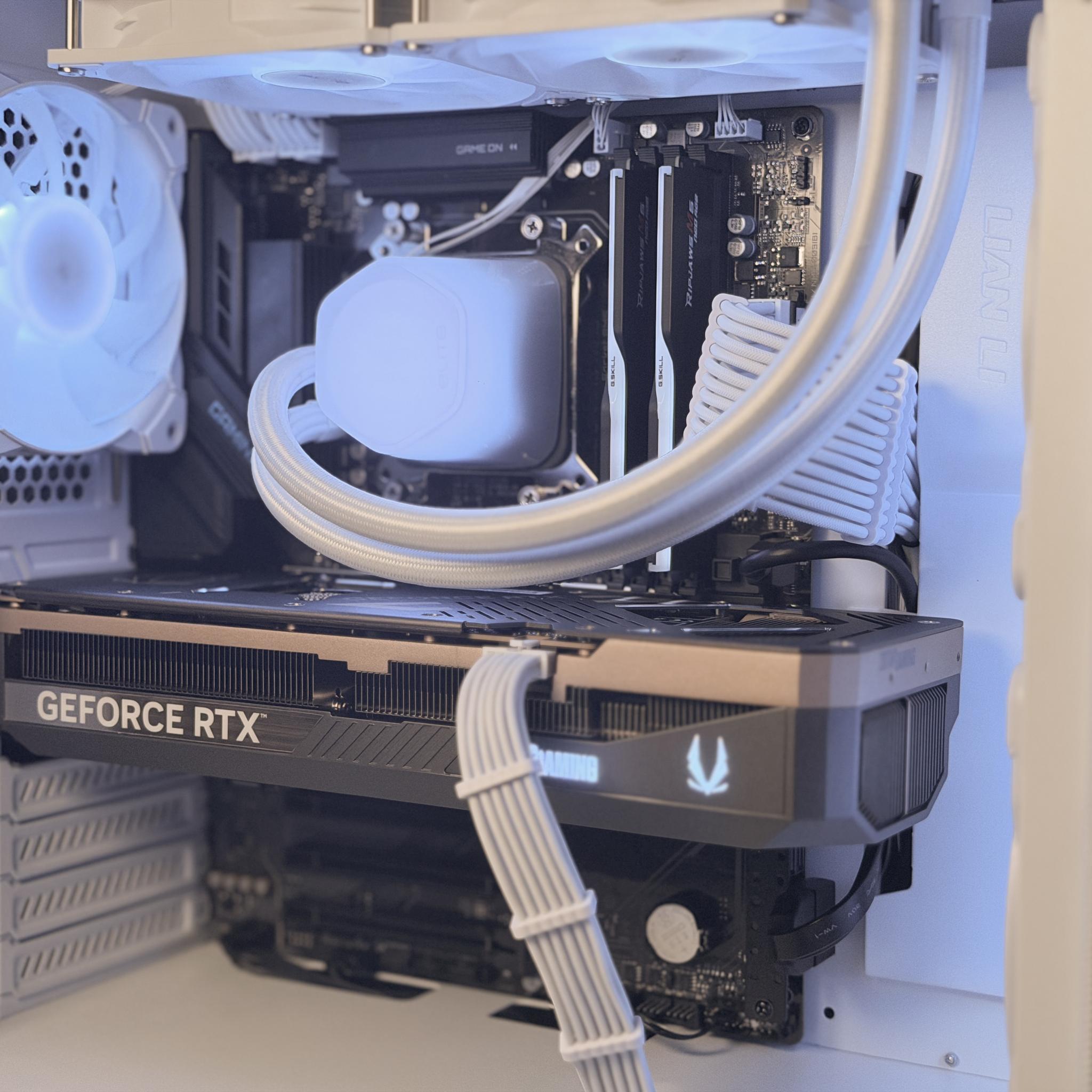 🤍🚀 WHITE FLAGSHIP MONSTER | Ryzen 9 9800X3D | RTX 5080 | 32GB DDR5 6000 | 2TB 990 EVO | 240mm AIO 🚀🤍