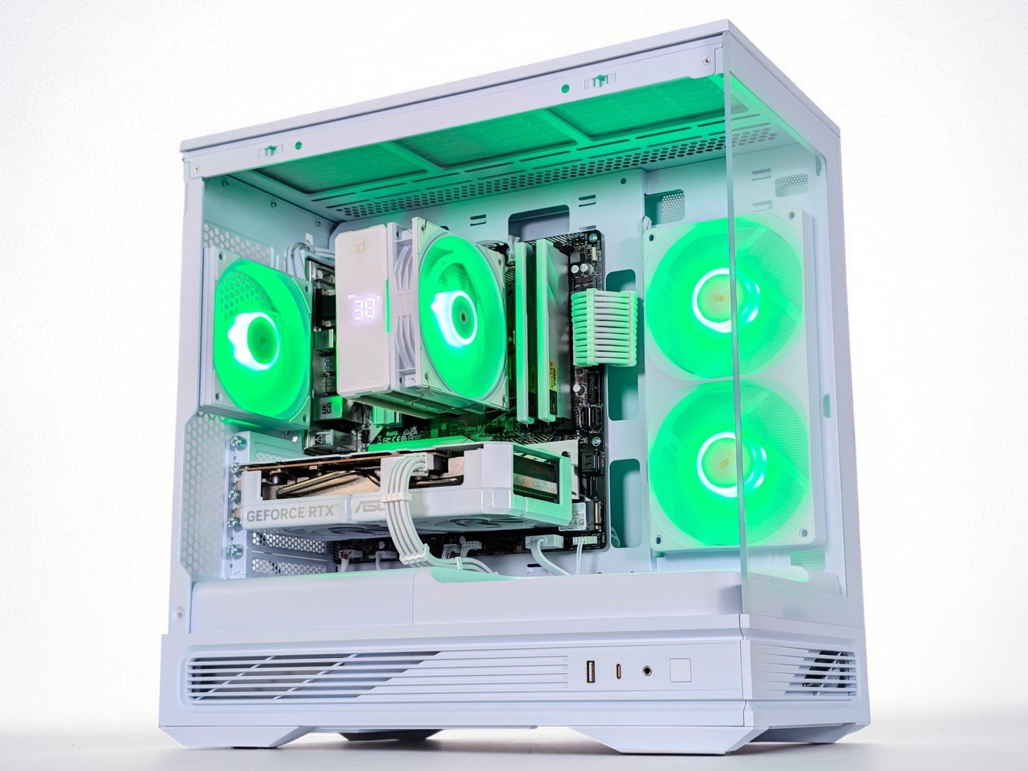 🤍🧊 Iceberg🧊Gaming PC❄️Nvidia RTX 5060 8GB❄️ AMD Ryzen 5 5500❄️16GB DDR4 RAM❄️1 TB