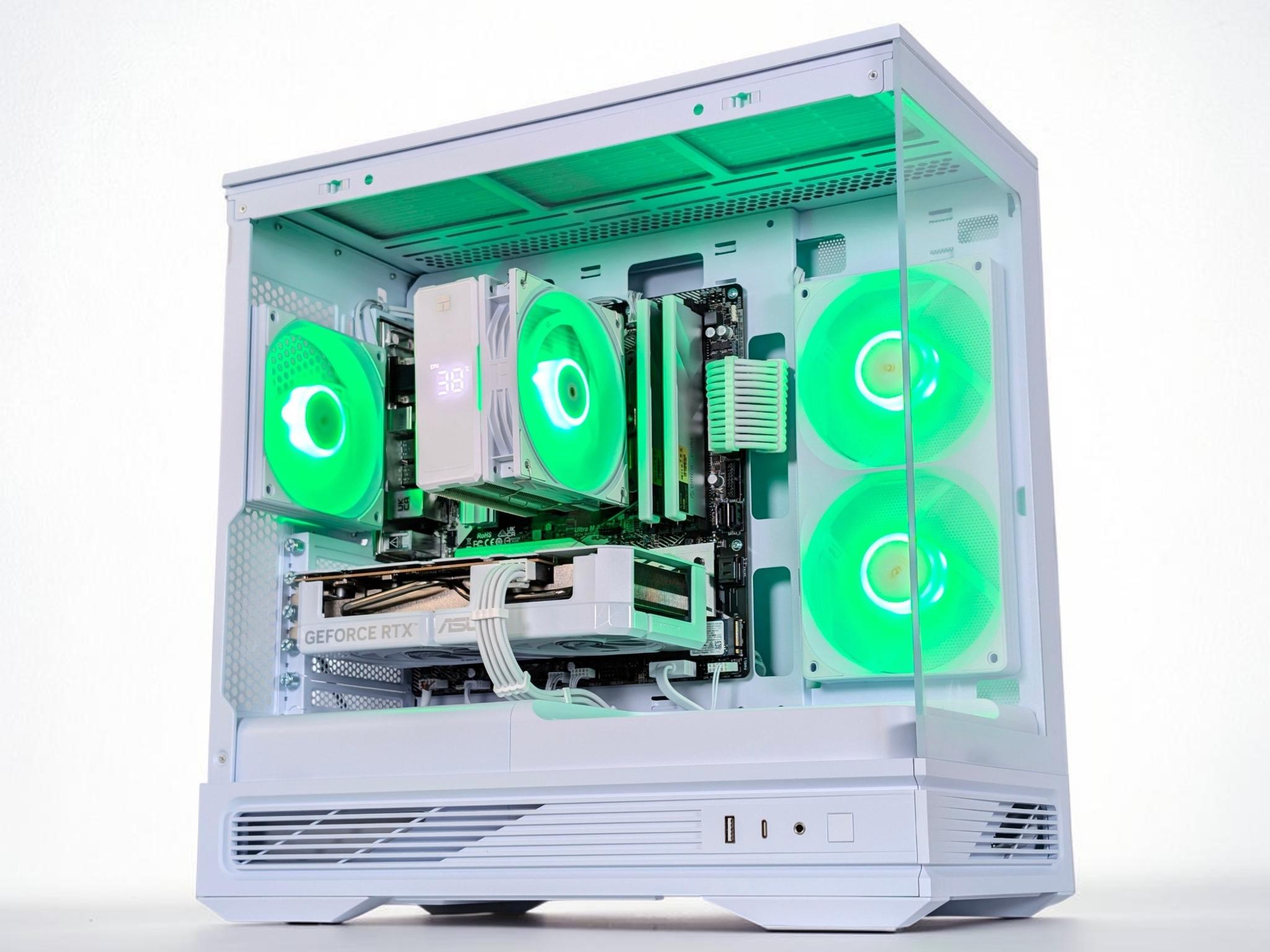 🤍Gaming PC❄️Nvidia RTX 5060 8GB❄️ AMD Ryzen 5 5500❄️16GB DDR4 RAM❄️1 TB