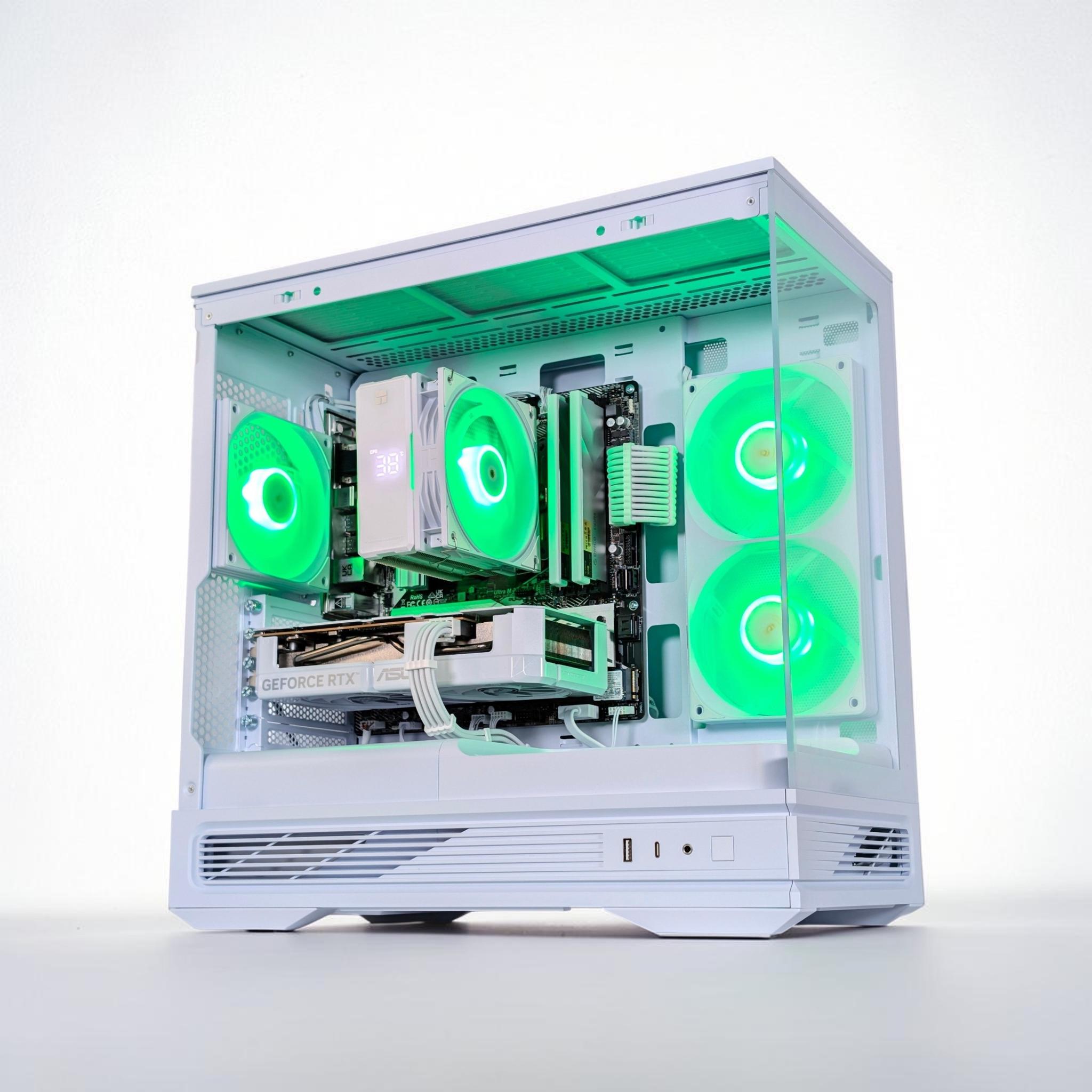 🤍🧊 Iceberg🧊Gaming PC❄️Nvidia RTX 5060 8GB❄️ AMD Ryzen 5 5500❄️16GB DDR4 RAM❄️1 TB