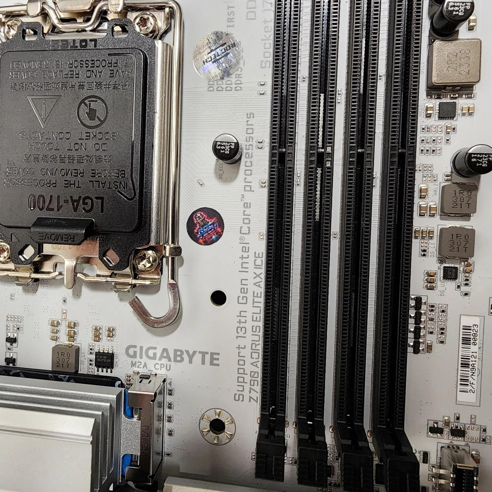 UPDATED BIOS GIGABYTE Z790 AORUS Elite AX ICE WIFI DDR5 LGA1700 Motherboard