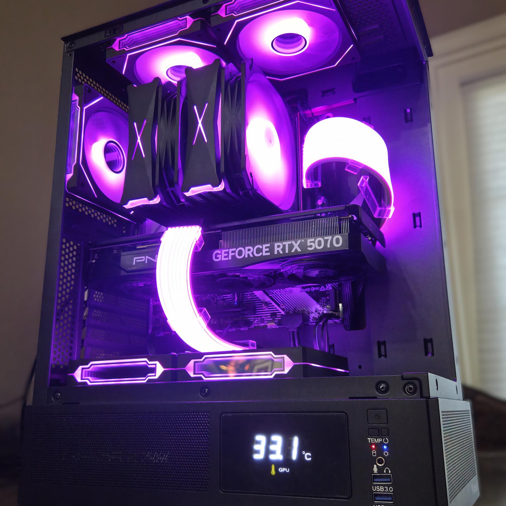 Super!💥 7700|5070|DDR5-32GB|2TB|Temp Display