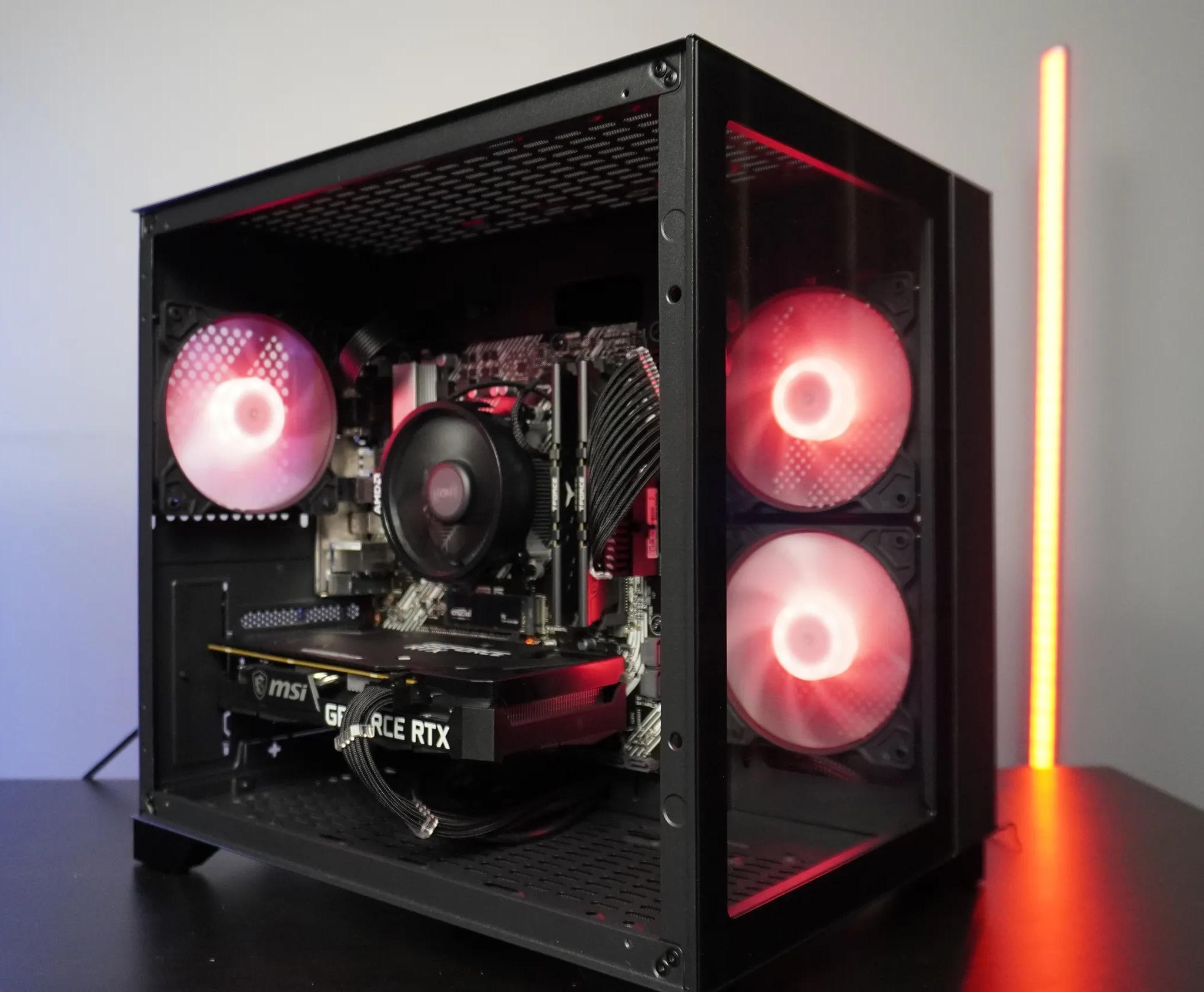 🖤Stealth🖤 1080p Perfect Value PC | 💚RTX 3050 8GB 🧡Ryzen 5 5500 | 32GB RAM  💪| 1TB NVME 🔥