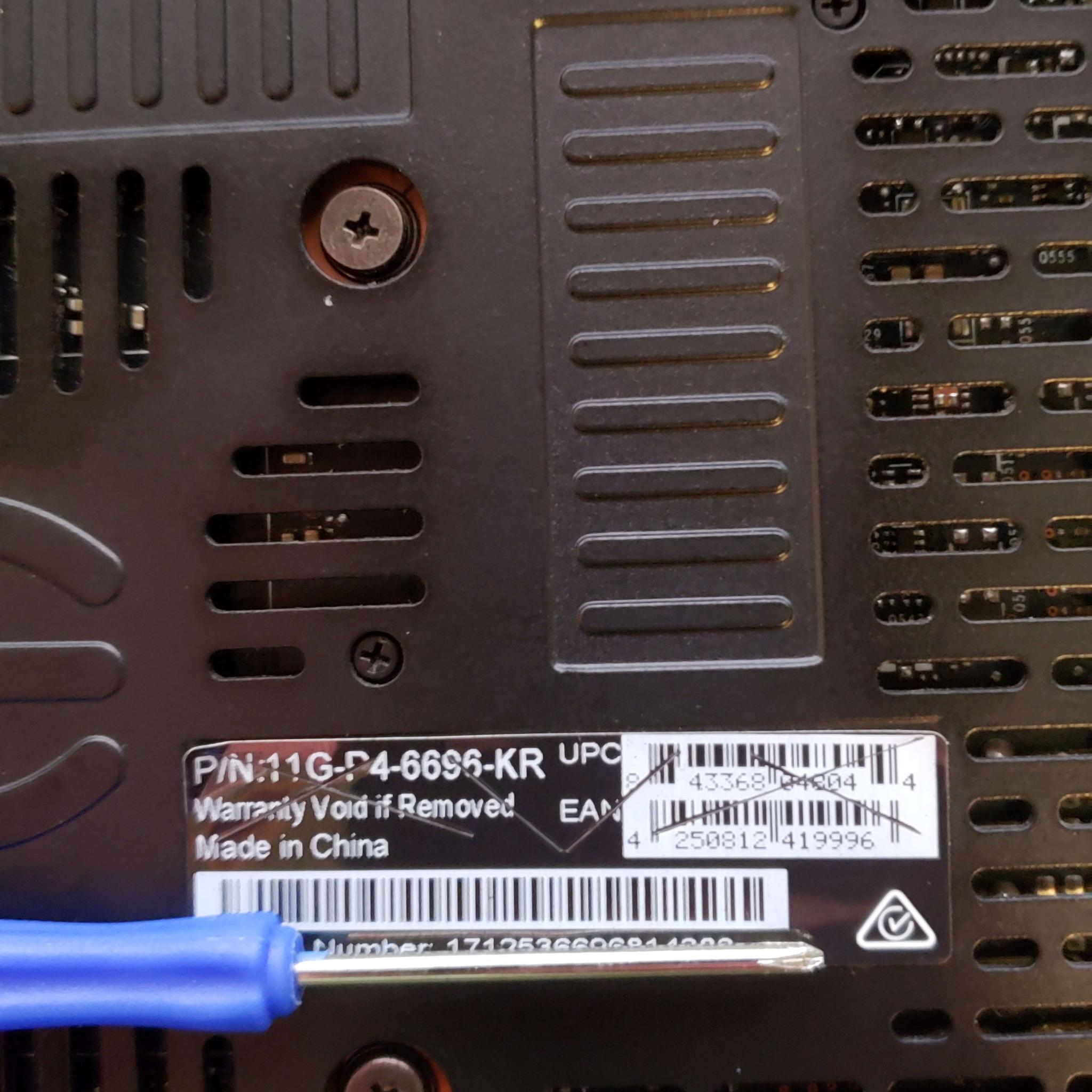 Evga GTX 1080 Ti FTW3 11gb graphics card
