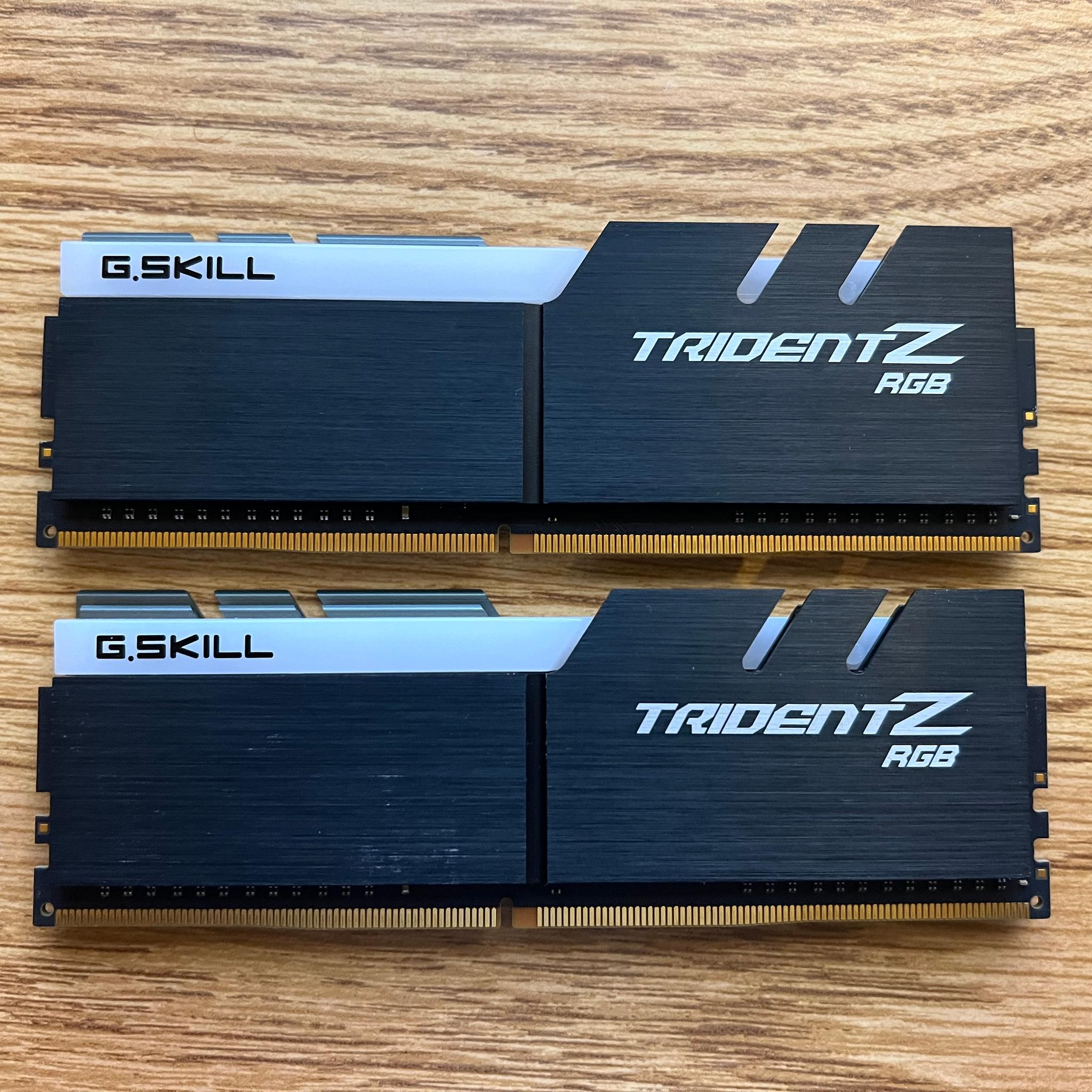 16GB (2x8GB) DDR4-3600MHz CL17 G.SKILL Trident RGB Memory Kit