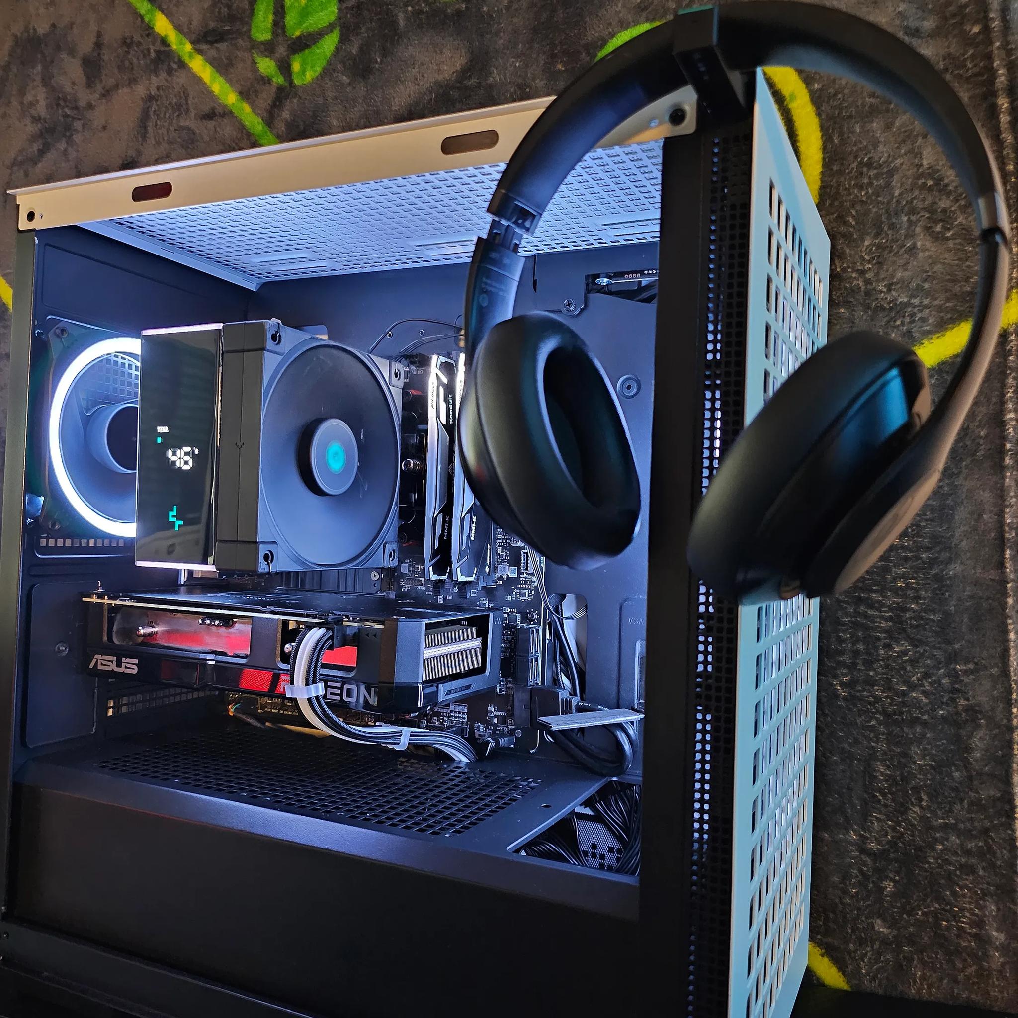 ⚫OREO BEAST🥛| RYZEN 7 5700G | RADEON ASUS 7600XT | 1TB | WIN 11 | MID LEVEL PC 🥛