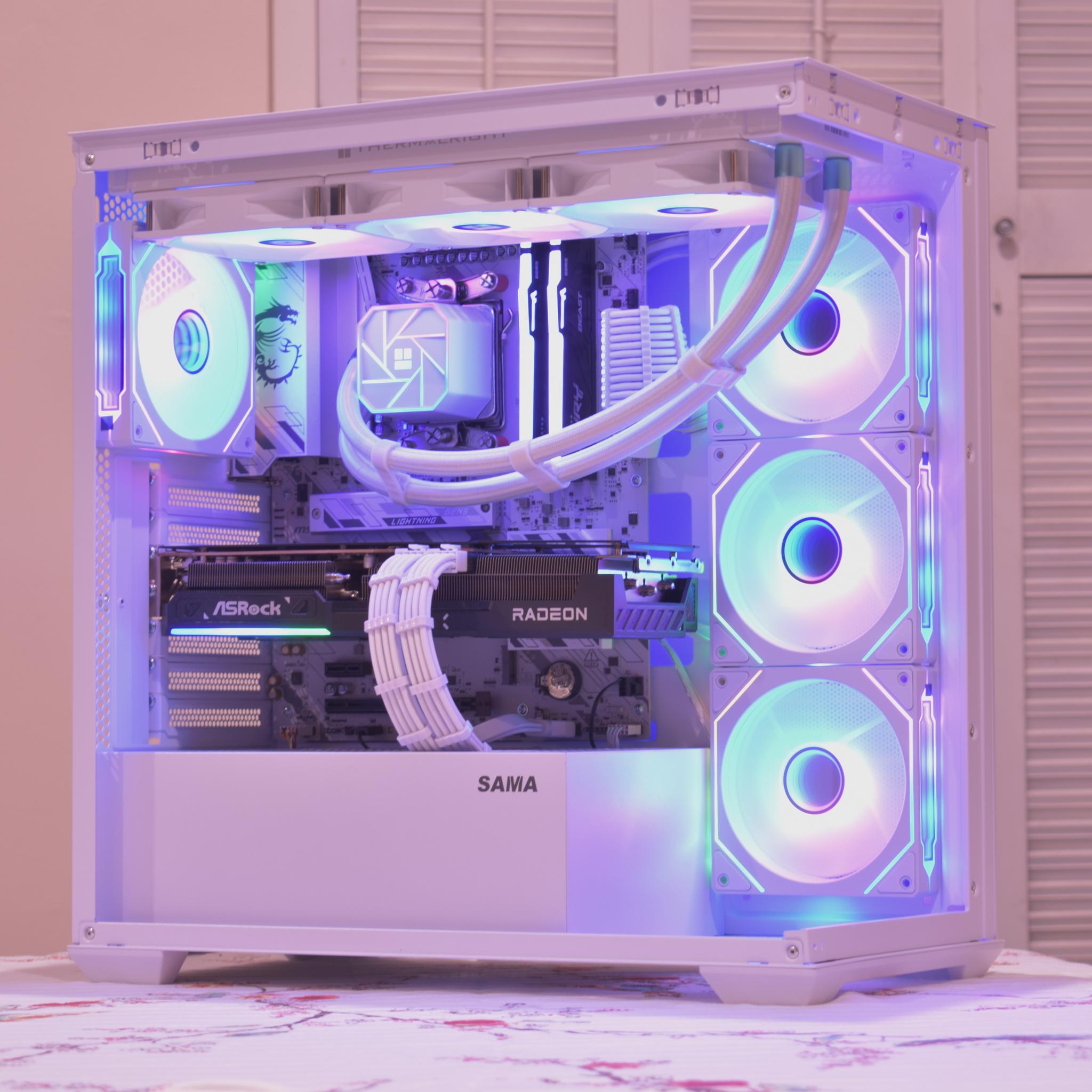 🚀Performance Gamer🚀 Ryzen 7 7800X3D | AMD RX 9070 16GB | 32GB DDR5 | 1TB nVME SSD | White RGB+Wifi