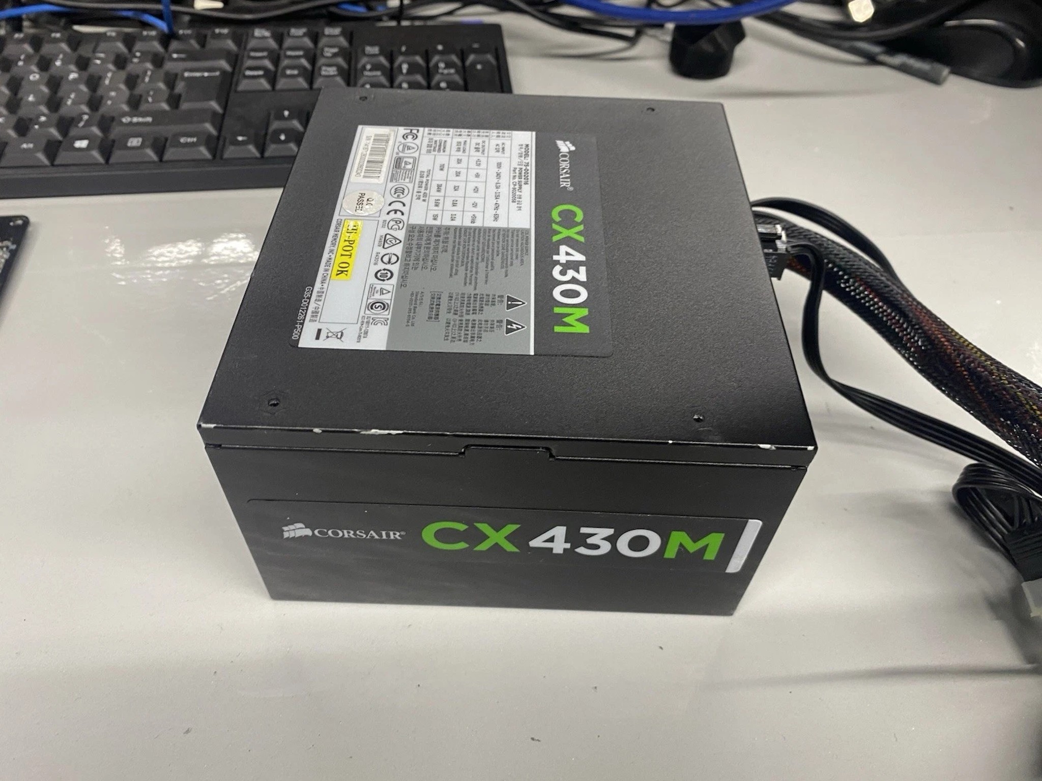 Corsair CX430M 430W 80+ Bronze Semi-Modular PSU No PCIe Cable