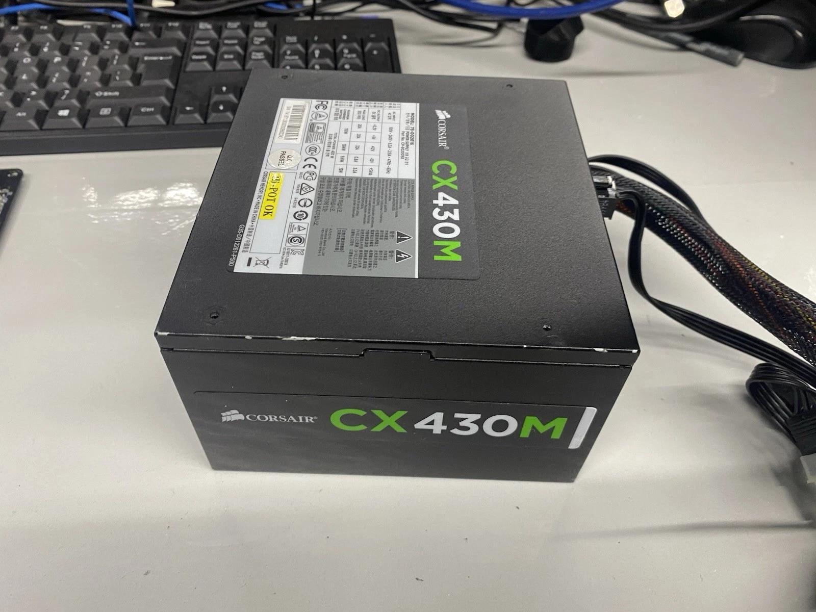 Corsair CX430M 430W 80+ Bronze Semi-Modular PSU No PCIe Cable