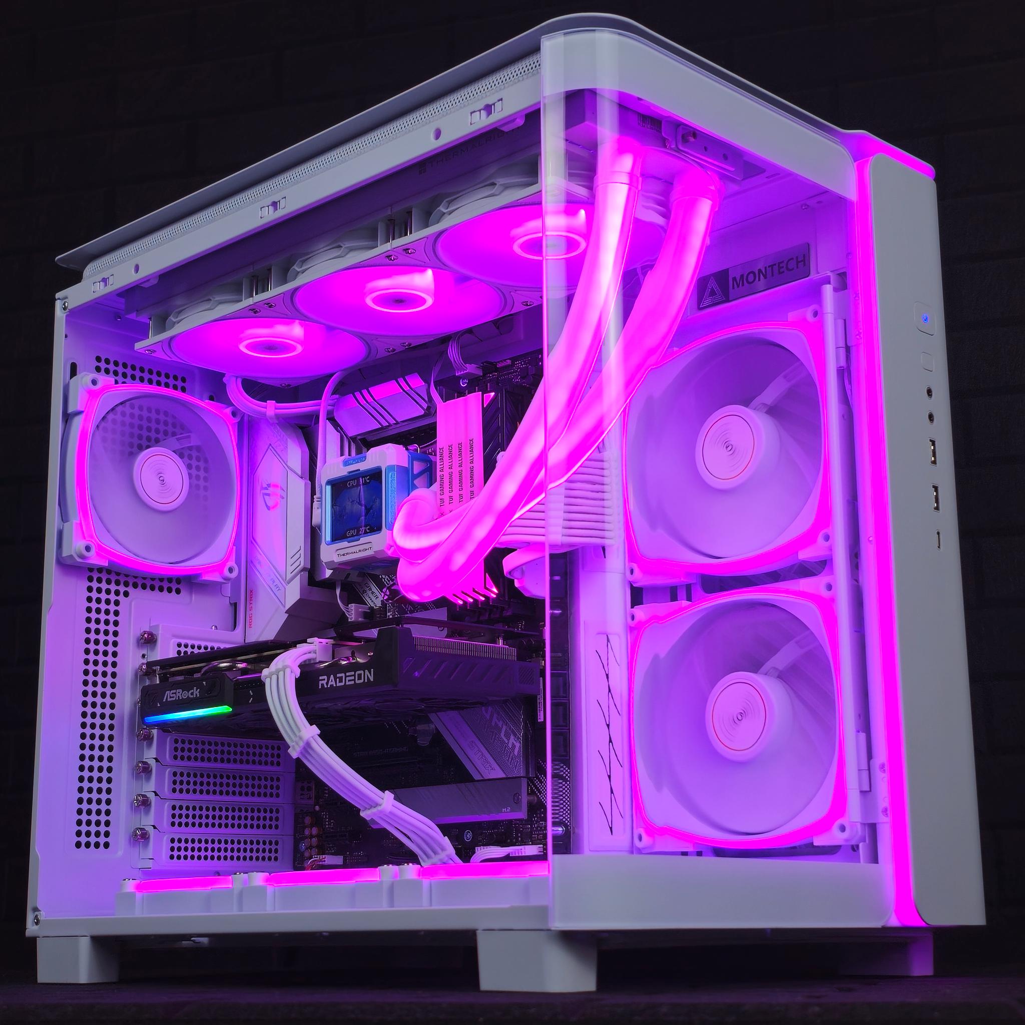 ☃️ AMD 9060XT 16GB • Ryzen 9 • 32GB RAM • 2TB Storage • Plug n' Play Gaming PC