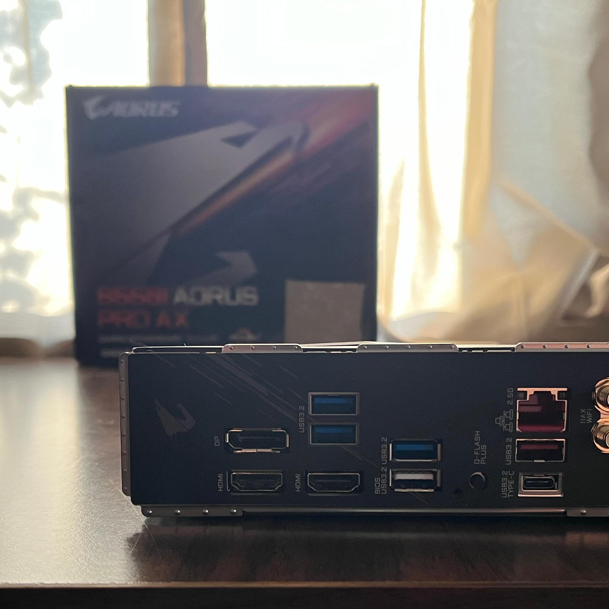 Brand New 5700X3D and Barely Used AORUS PRO AX ITX B550 Motherboard Combo!