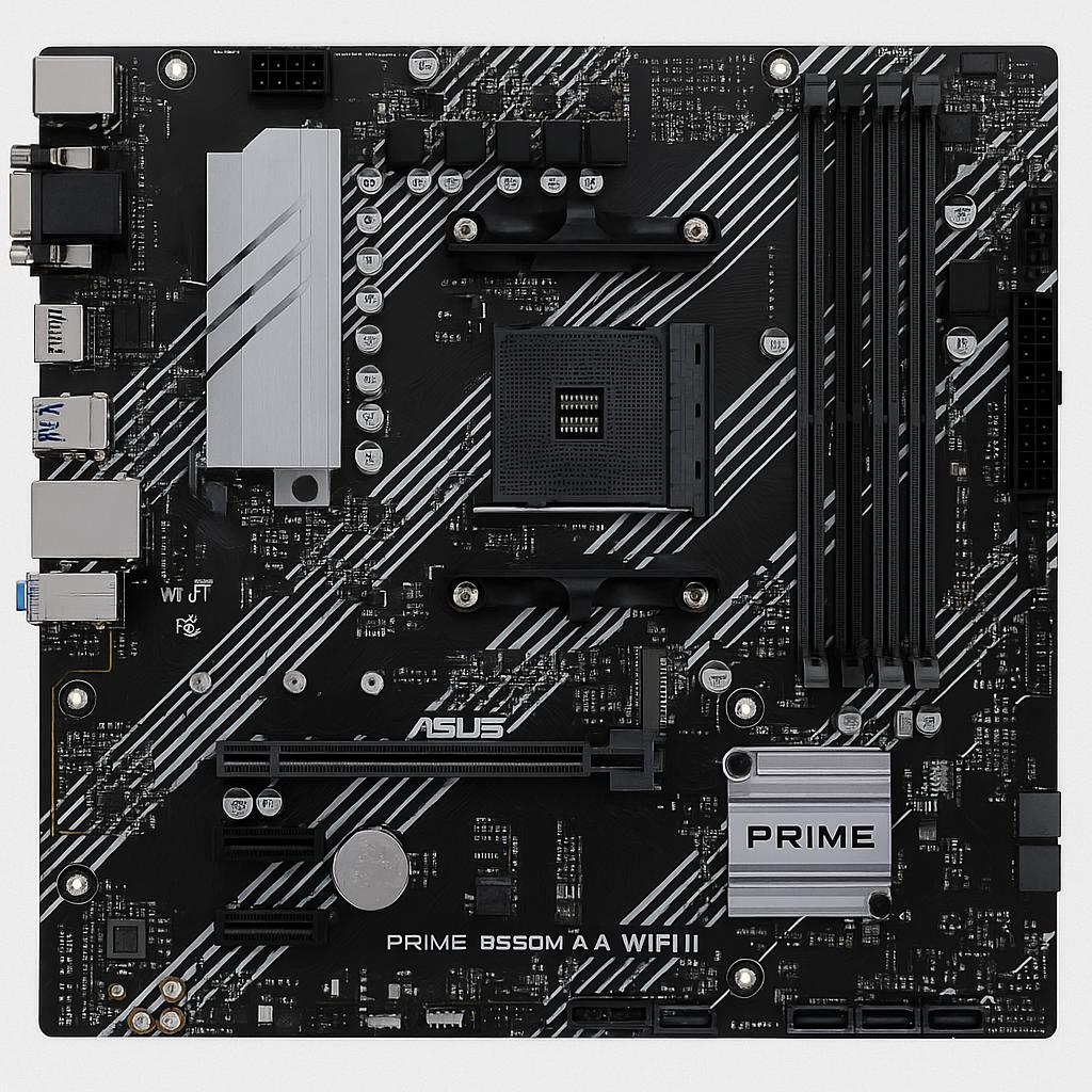 ASUS Prime B550M-A WiFi II – AM4 Motherboard – WiFi 6 – Great Condition!