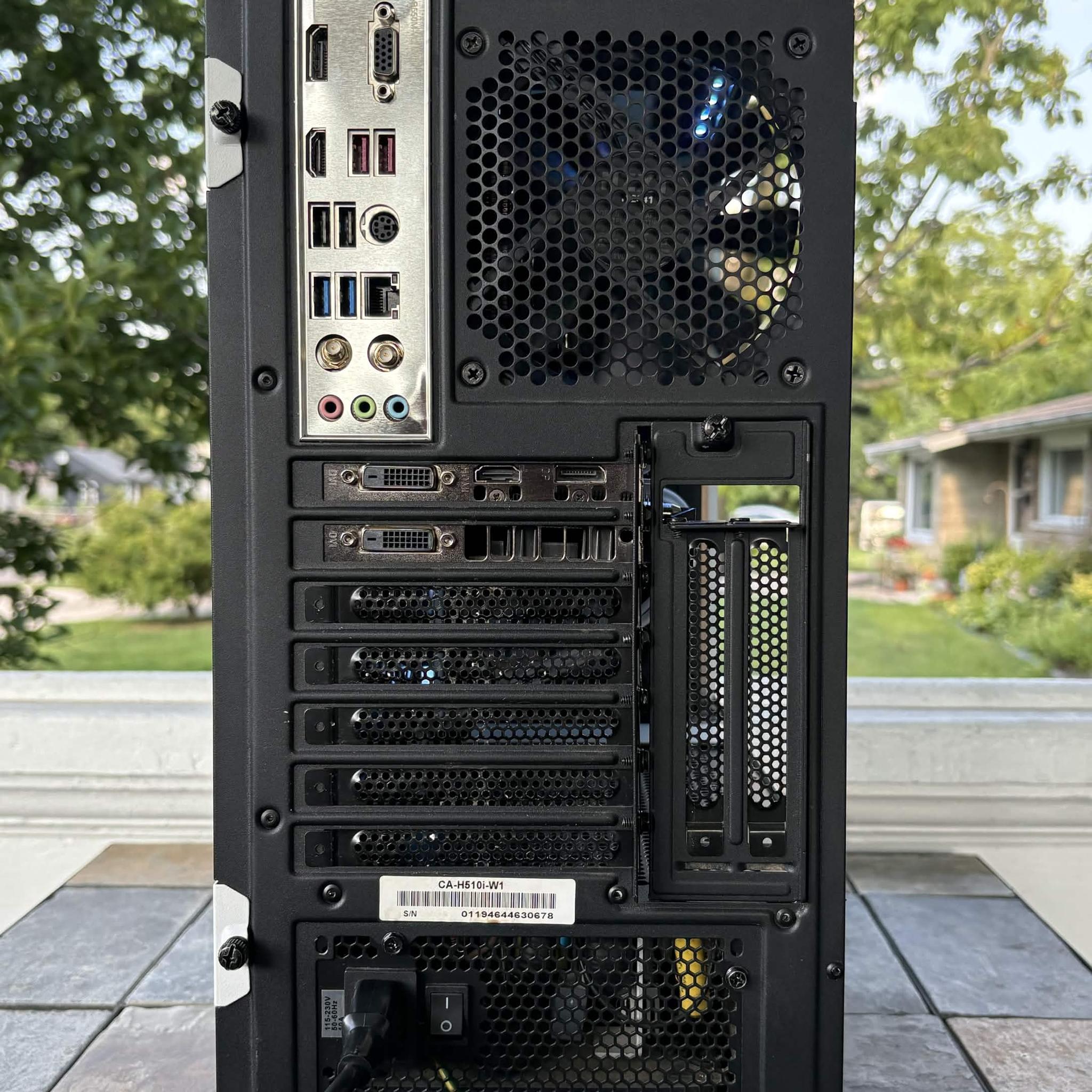 Black Cat Customs Frostclaw | Ryzen 5 2600 | GTX 1050 Ti | 16GB RAM | 1.2TB Storage
