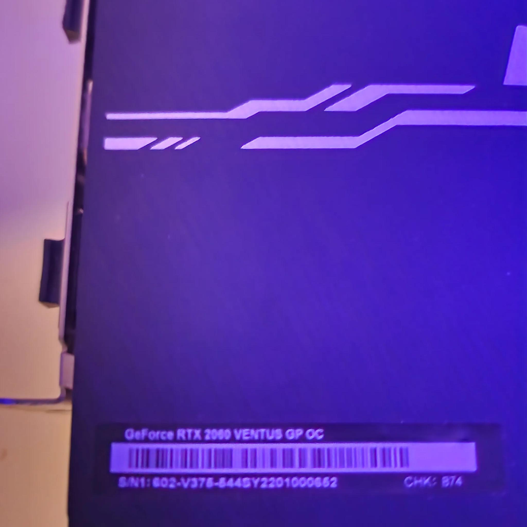 MSI RTX 2060 VENTUS 6GB