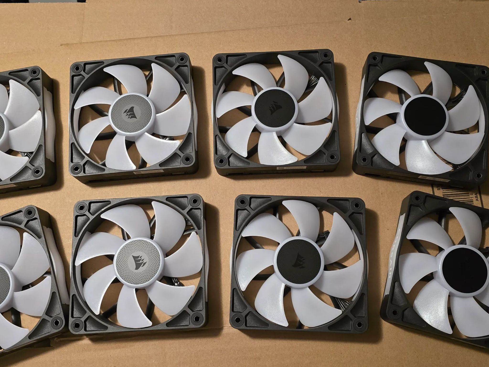 X8 CORSAIR RX 120 MM CASE FANS