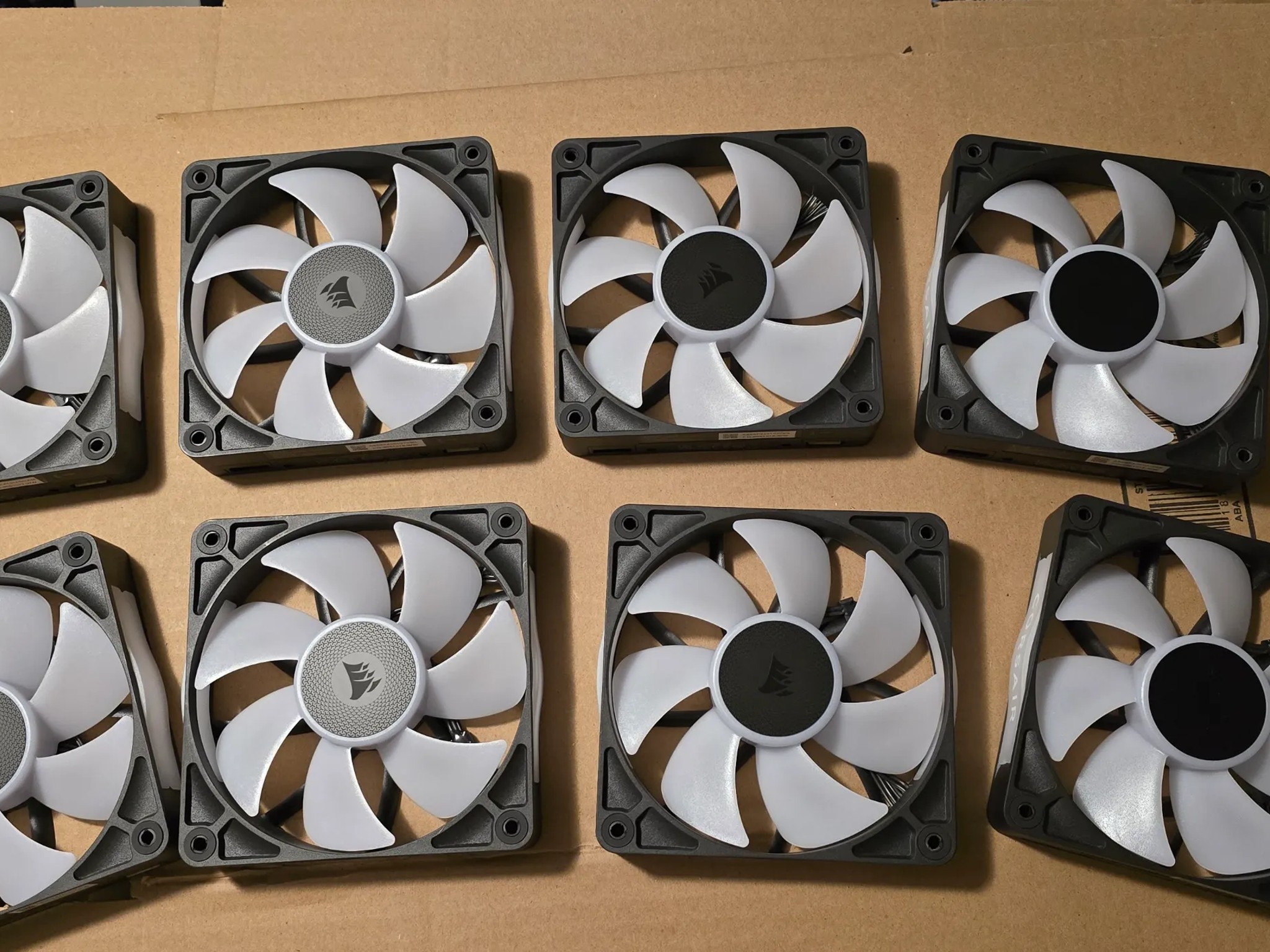 X8 CORSAIR RX 120 MM CASE FANS