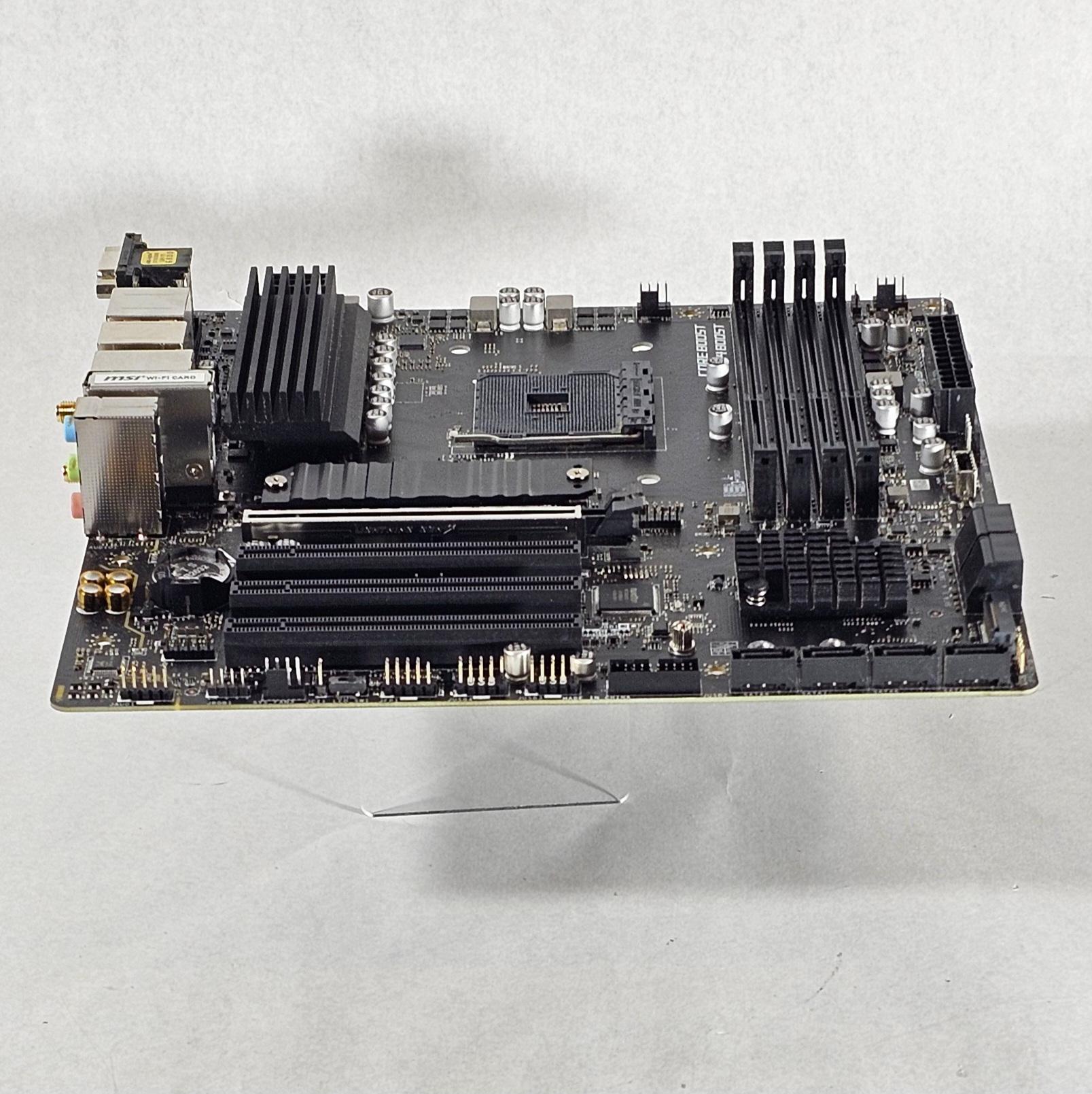 FOR PARTS ONLY: MSI B550M PRO B550M-VC WIFI AMD AM4 DDR4 mATX Motherboard