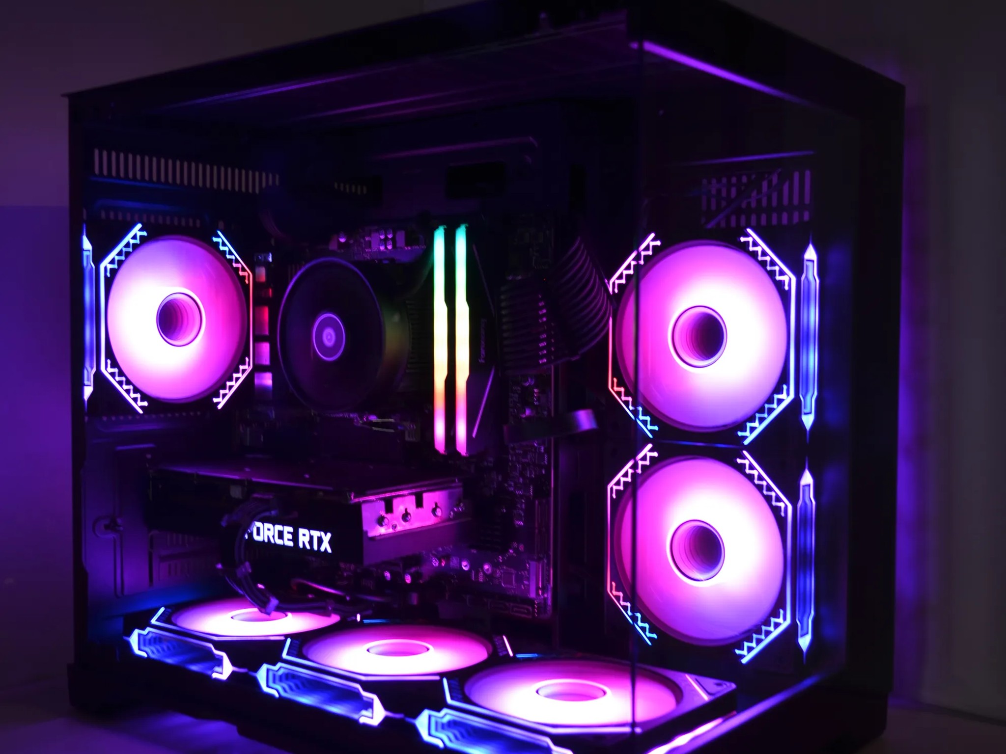 👾Dark knight⚔️ RTX 3060Ti - Ryzen 5 5500 - 1tb NVMe SSd - 16gb 3600Mhz RAM