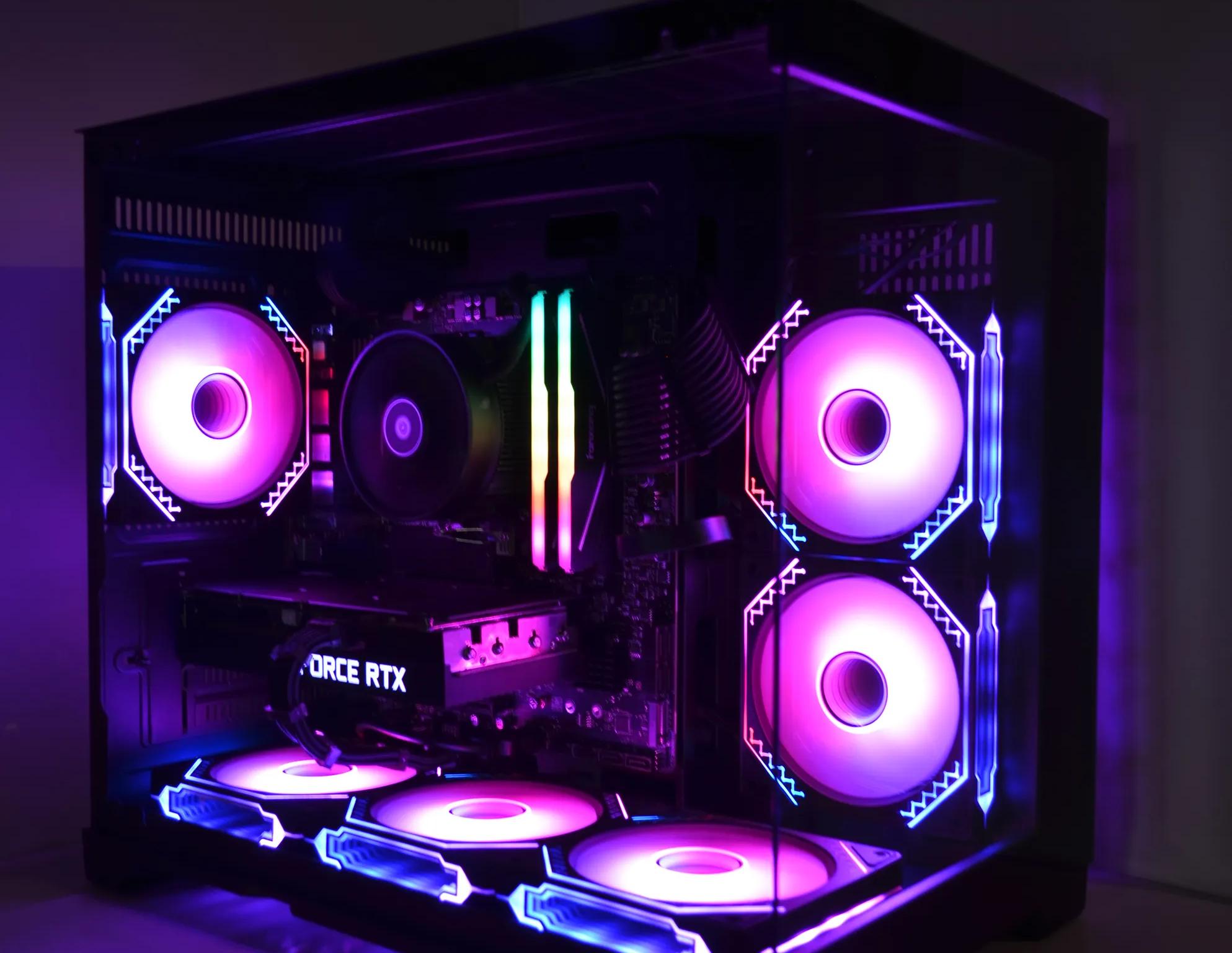 👾Dark knight⚔️ RTX 3060Ti - Ryzen 5 5500 - 1tb NVMe SSd - 16gb 3600Mhz RAM