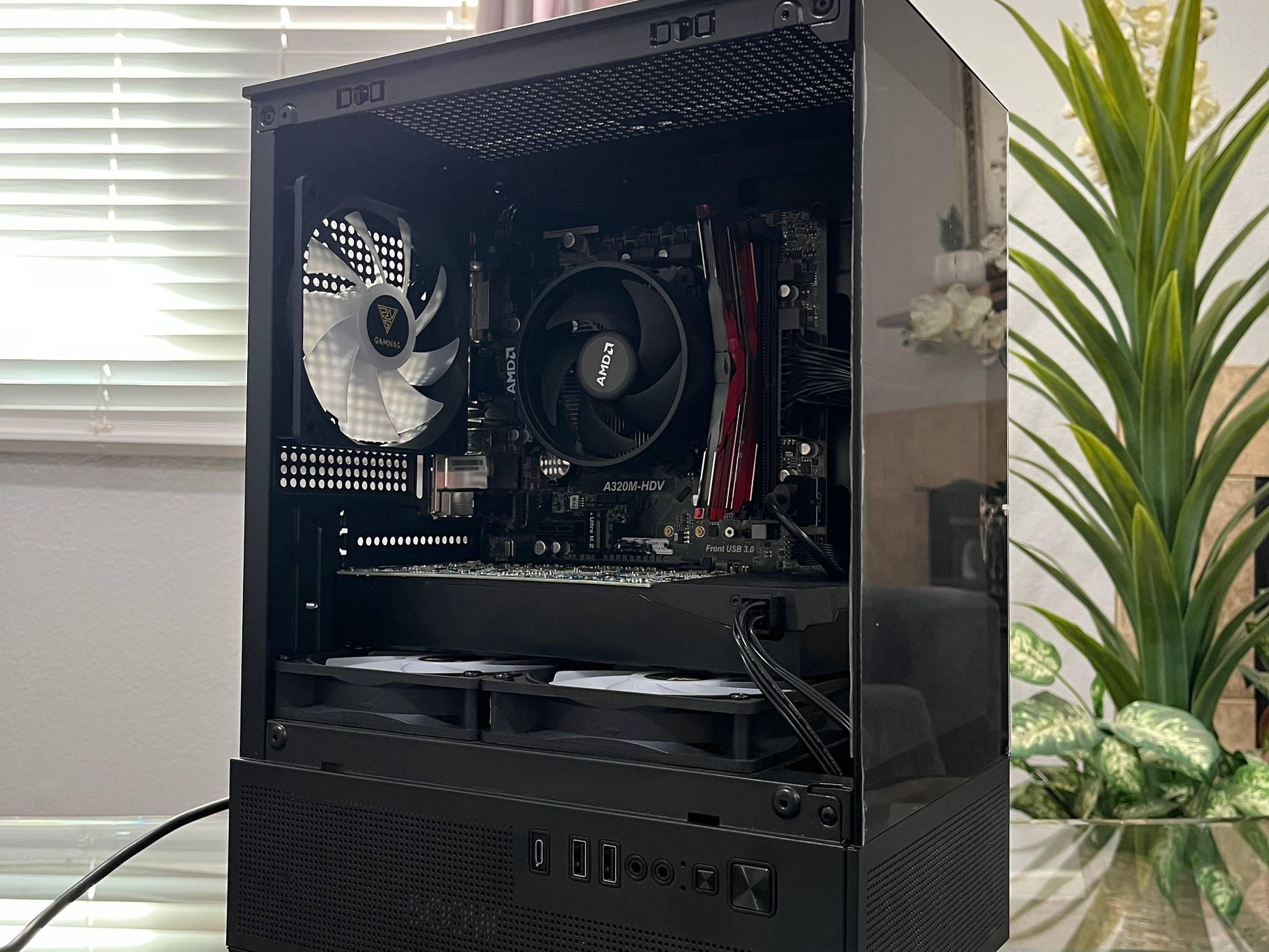 GTX 1060 6GB, Ryzen 5 2600, 8GB RAM | Black RGB Gaming Computer/PC