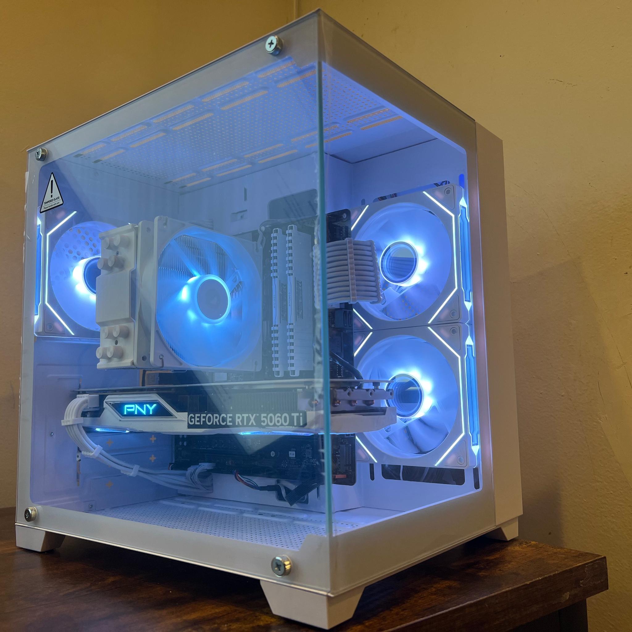 ❄️RTX 5060ti 16gb❄️| Intel i5 13400f | 16gb RAM | 1tb NVME | Windows 11 | Custom 1440p Gaming PC