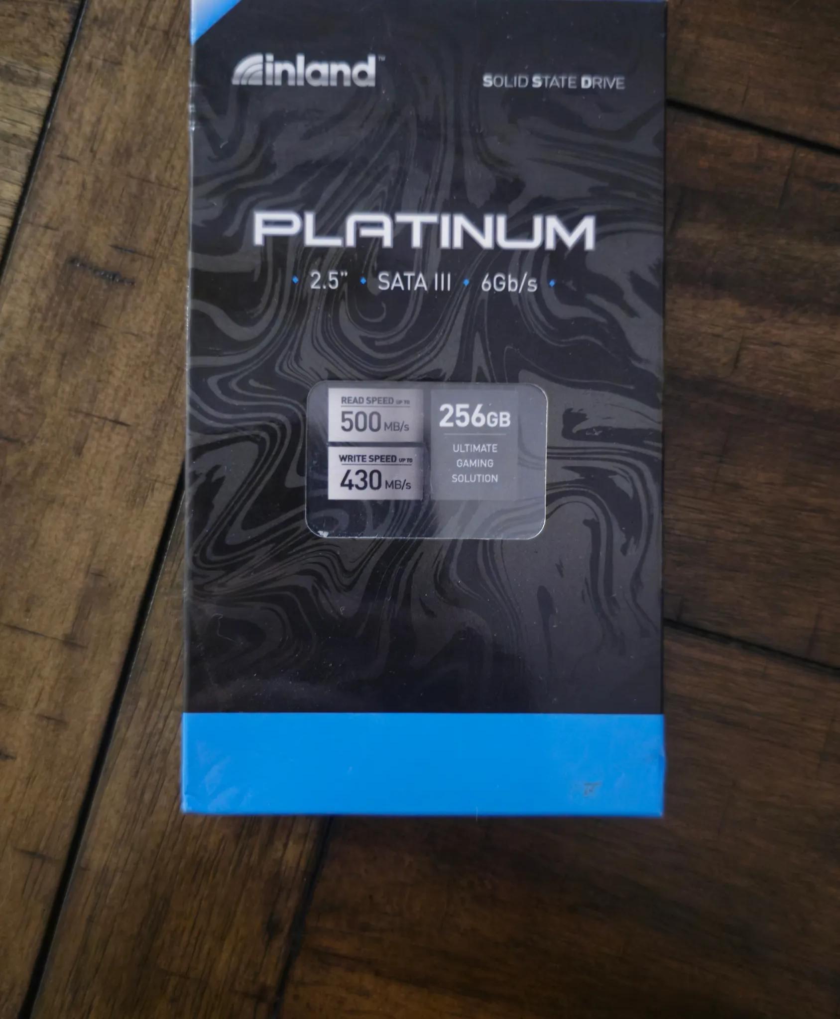 Inland Platinum 256gb sata ssd
