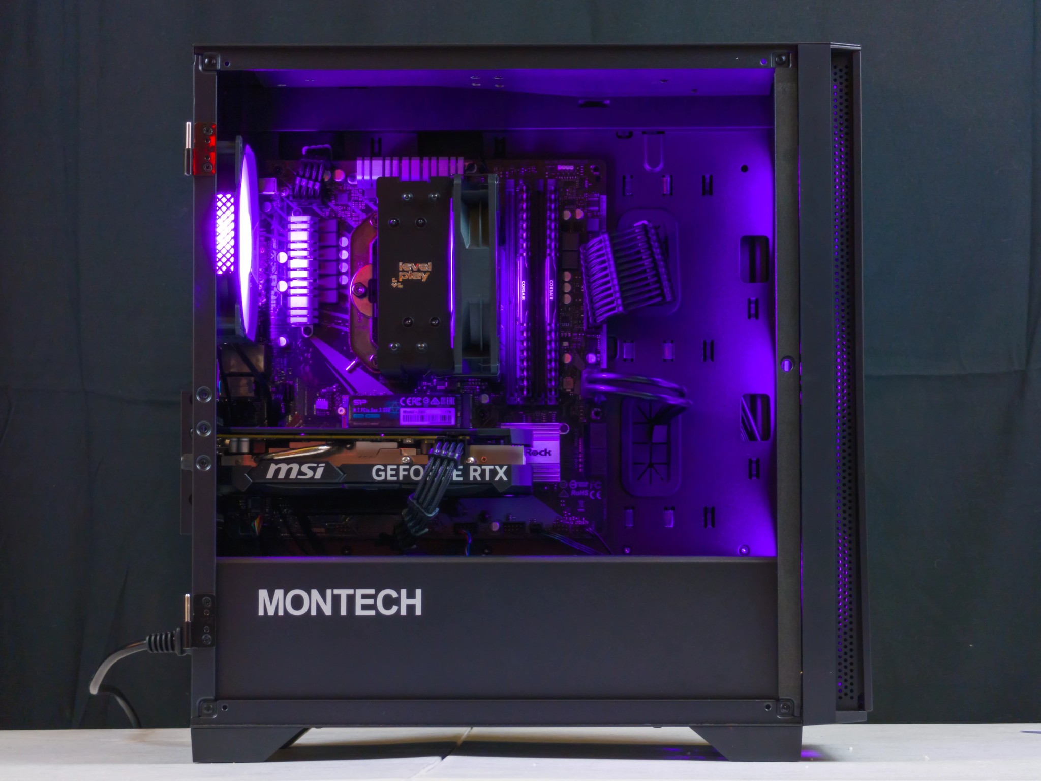 💜🖤 RTX 4060 / Ryzen 7 3700X / 32GB Gaming PC 🖤💜