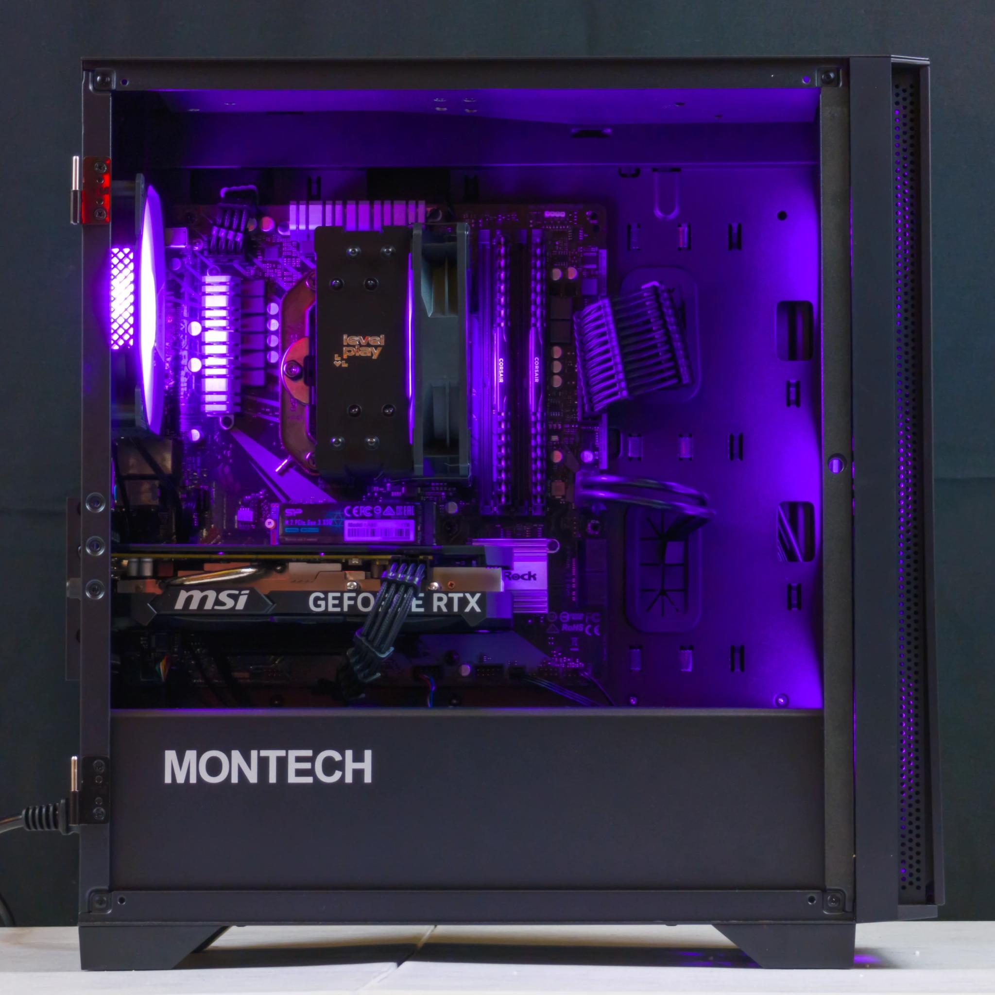 💜🖤 RTX 4060 / Ryzen 7 3700X / 32GB Gaming PC 🖤💜