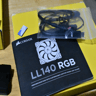 CORSAIR - LL Series 140mm Case Cooling Fan Kit with RGB lighting Pack with 3 fans