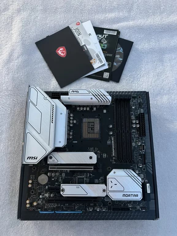 MSI B660M Mortar WIFI DDR4 x Intel Core i5-12400F (Project Bundle)