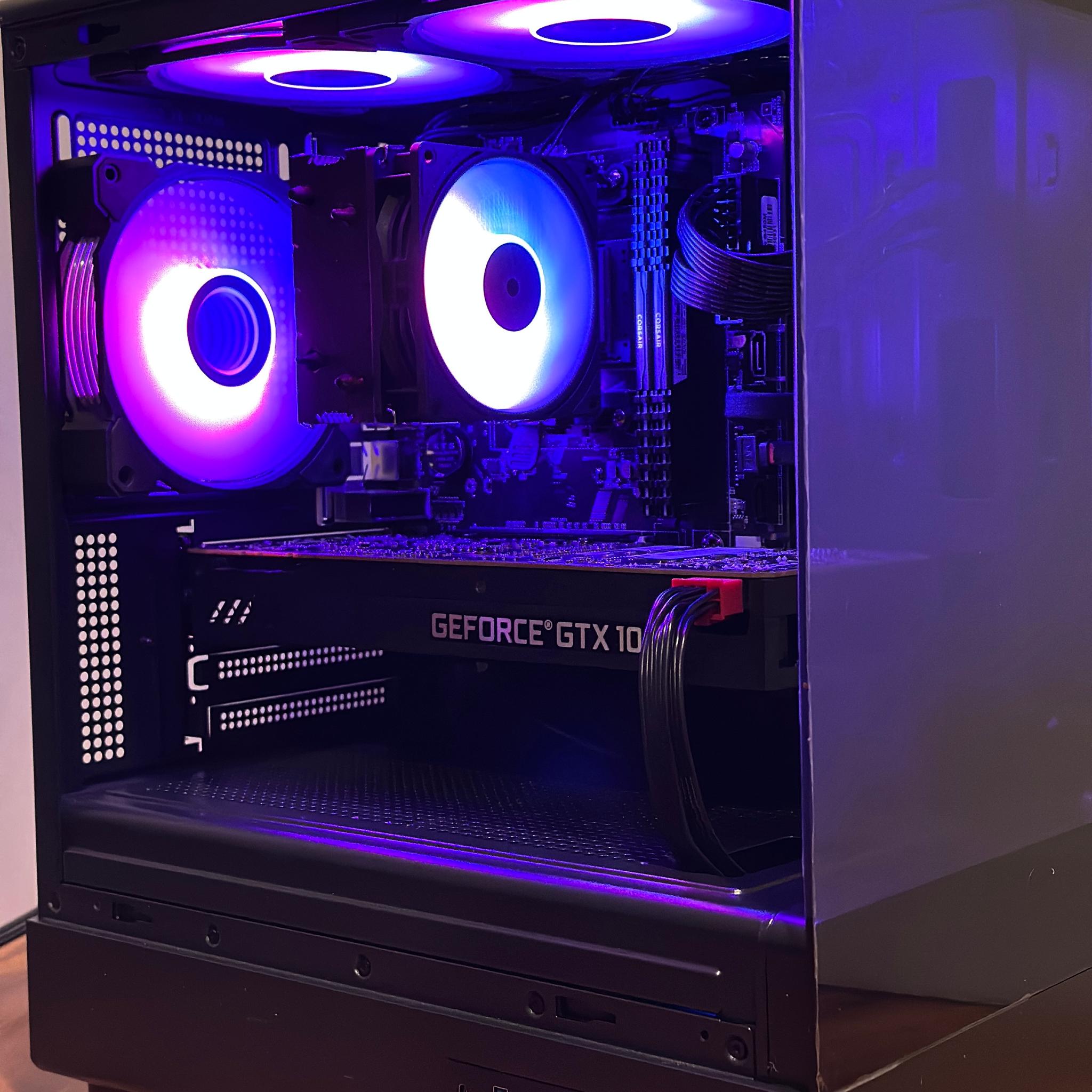 GTX 1070 | Ryzen 5 2600x | 16GB DDR4 | 1.12TB | Win 11 | Office 2024 | WiFi + BT | Custom Gaming PC