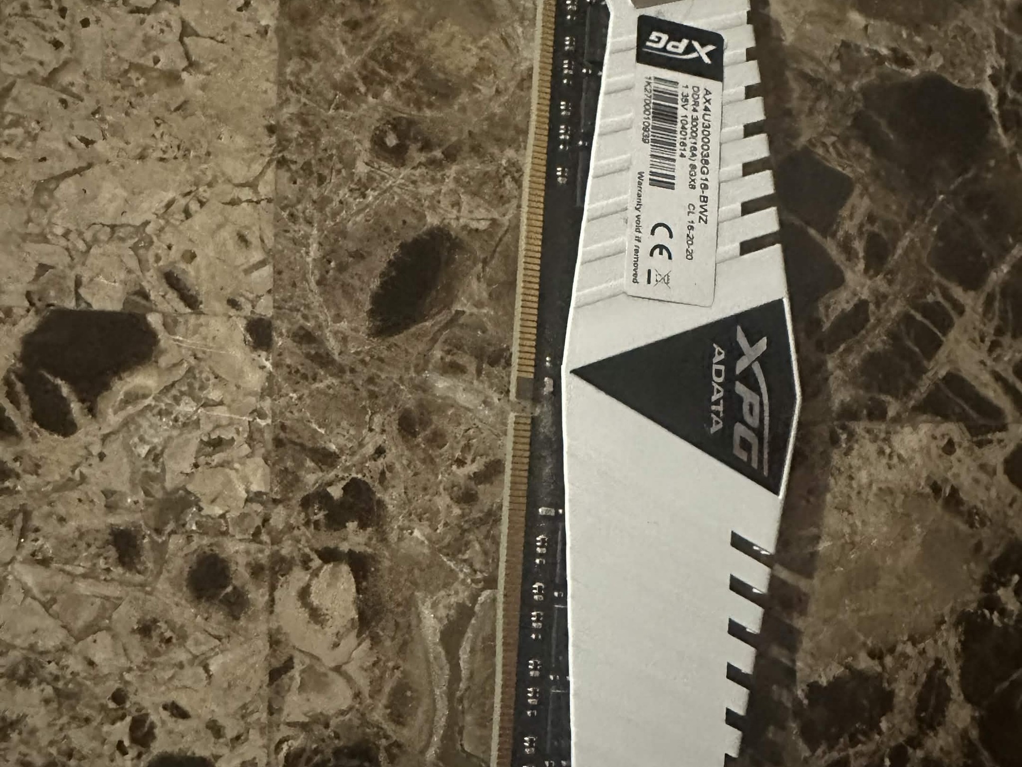 ADATA XPG 8GB DDR4 3000MHz Desktop RAM (White) – Tested Working