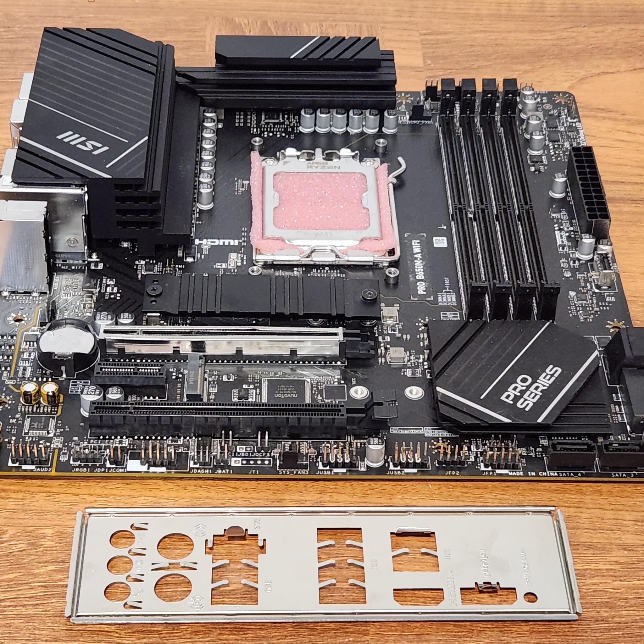 MSI PRO B650M-A WIFI | UNTESTED | READ