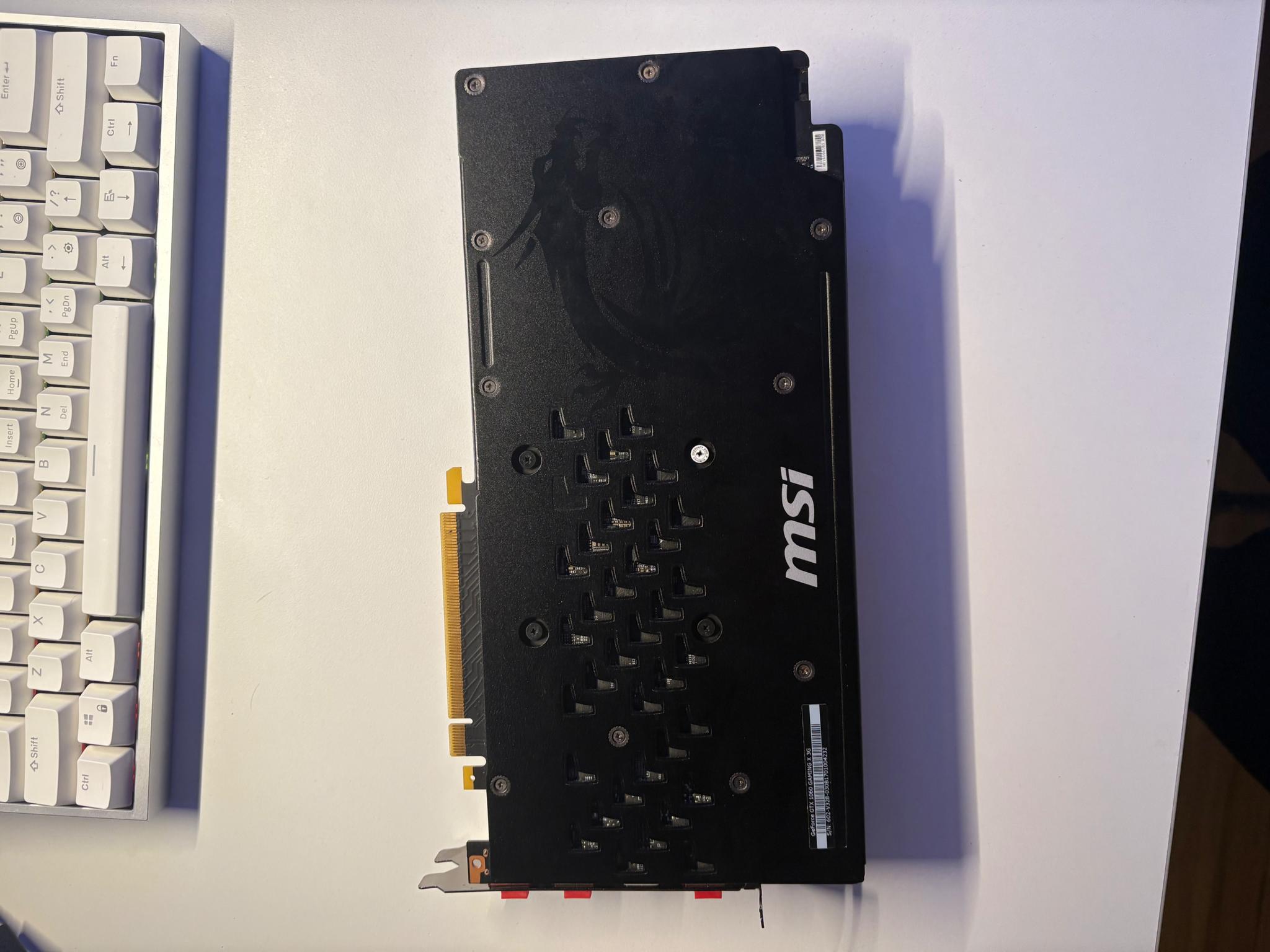 Used MSI GeForce GTX 1060 3GB GDDR5 192-bit Graphics Card