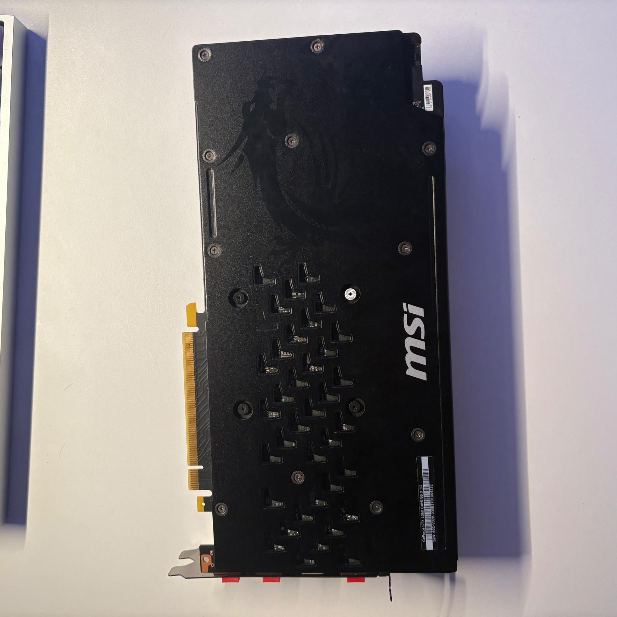Used MSI GeForce GTX 1060 3GB GDDR5 192-bit Graphics Card